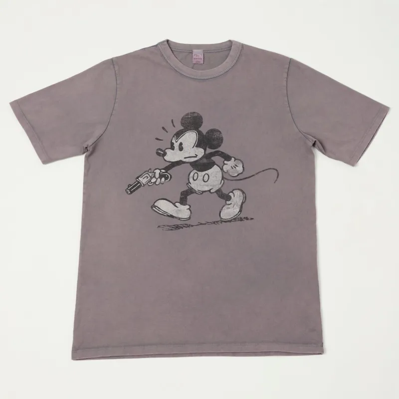 Flea-T 1950s 'Rebel Mickey' T-Shirt - Navy sold by Son of a Stag