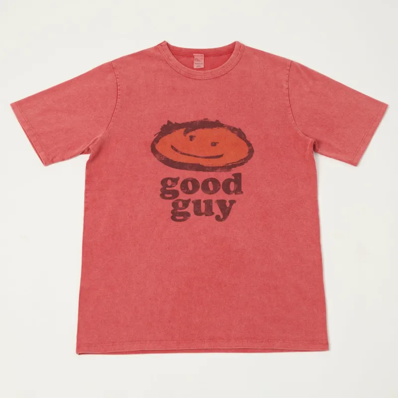 Flea-T 1950s 'good guy' T-Shirt - Red sold by Son of a Stag