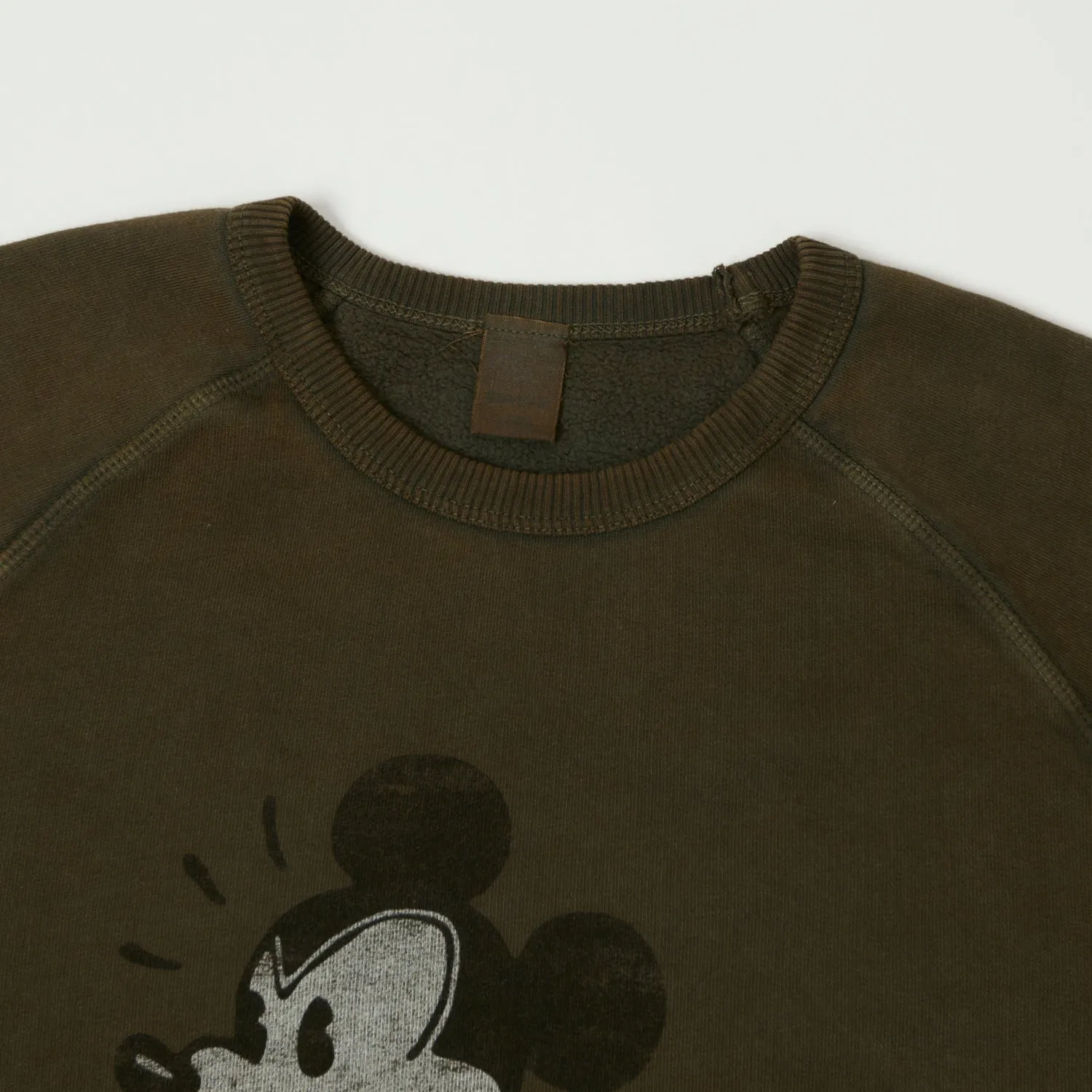 Flea-T 1950s Raglan Sleeve 'Rebel Mickey' Sweatshirt - Brown sold by Son of a Stag product image thumbnail 2