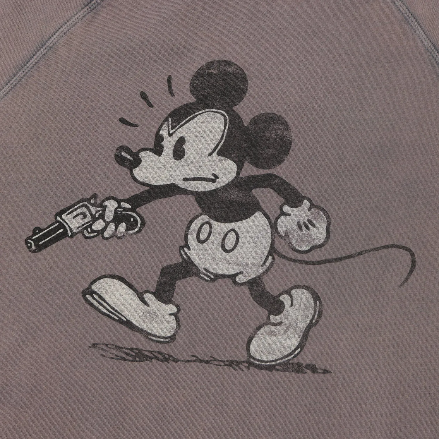 Flea-T 1950s Raglan 'Rebel Mickey' Sweatshirt - Navy sold by Son of a Stag product image thumbnail 3