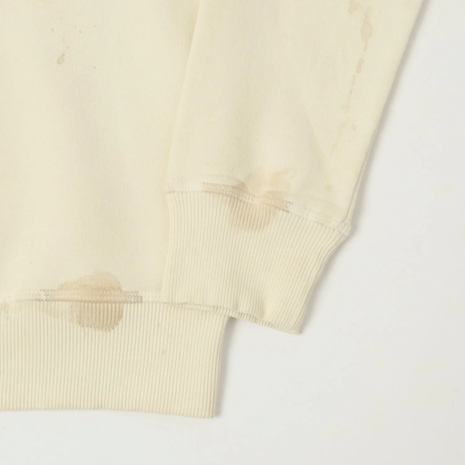 Flea-T 1950s Raglan 'Dippy Dawg' Sweatshirt - White sold by Son of a Stag product image thumbnail 4