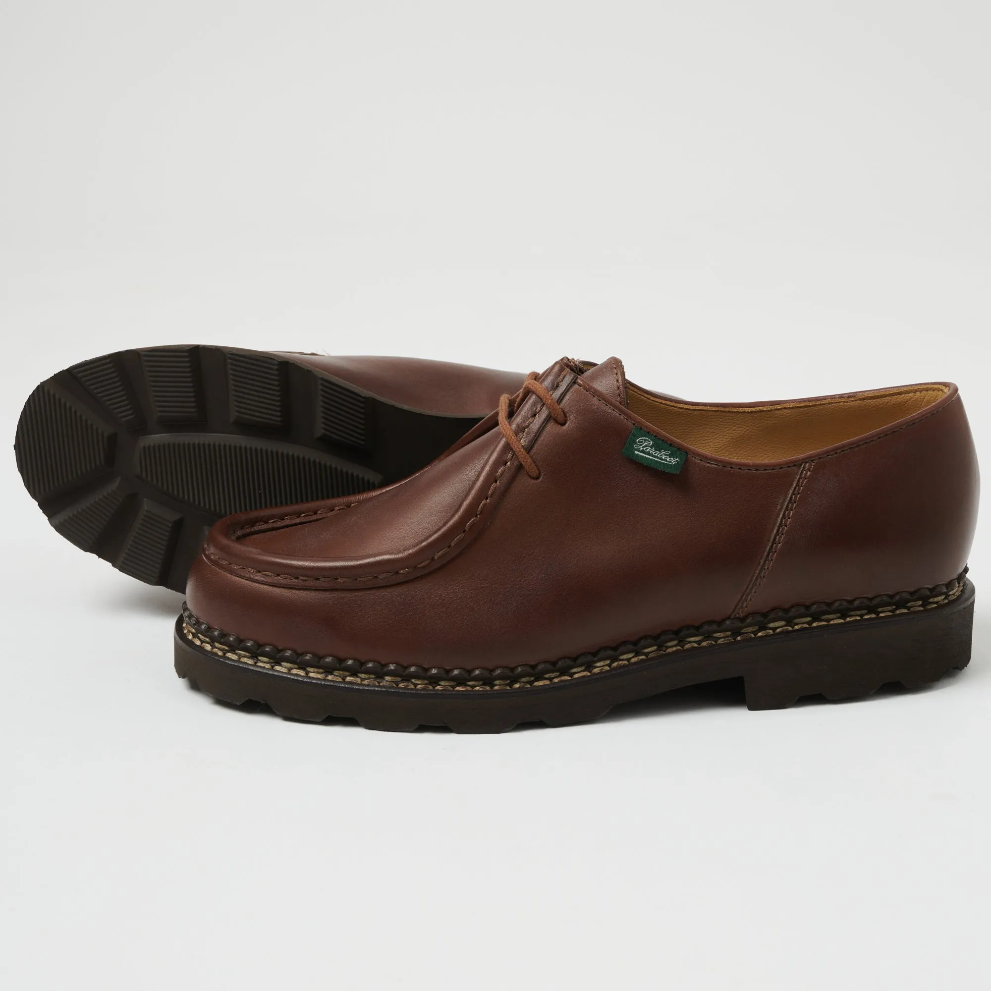Paraboot Michael Marche Shoe - Brown Lisse Marron sold by Son of a Stag product image thumbnail 2