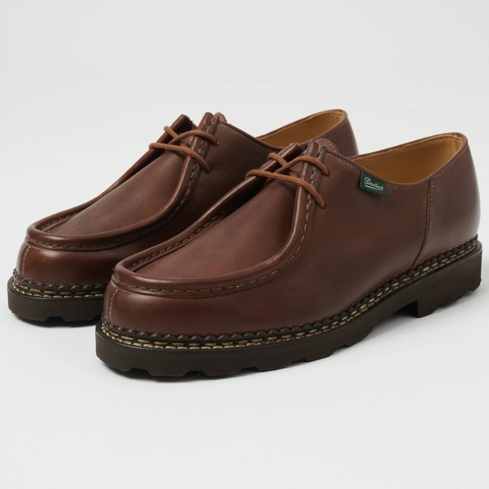 Paraboot Michael Marche Shoe - Brown Lisse Marron sold by Son of a Stag