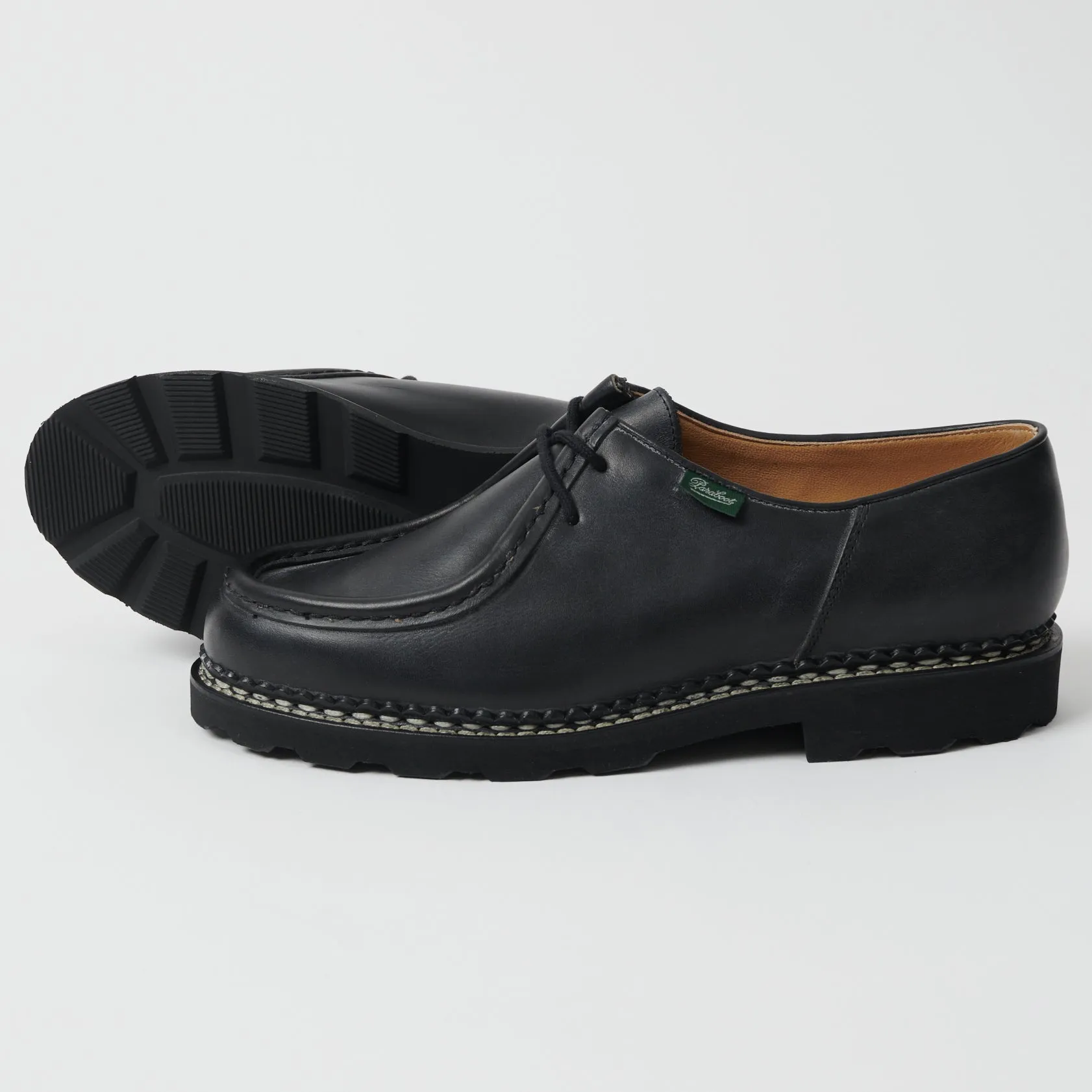 Paraboot Michael Marche Shoe - Black Lisse Noir sold by Son of a Stag product image thumbnail 3