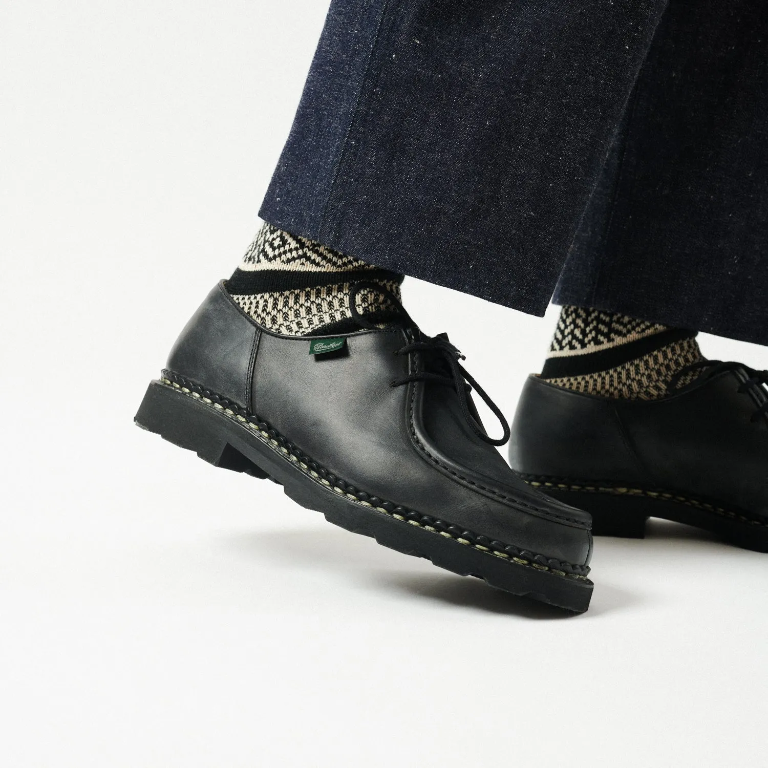 Paraboot Michael Marche Shoe - Black Lisse Noir sold by Son of a Stag product image thumbnail 2