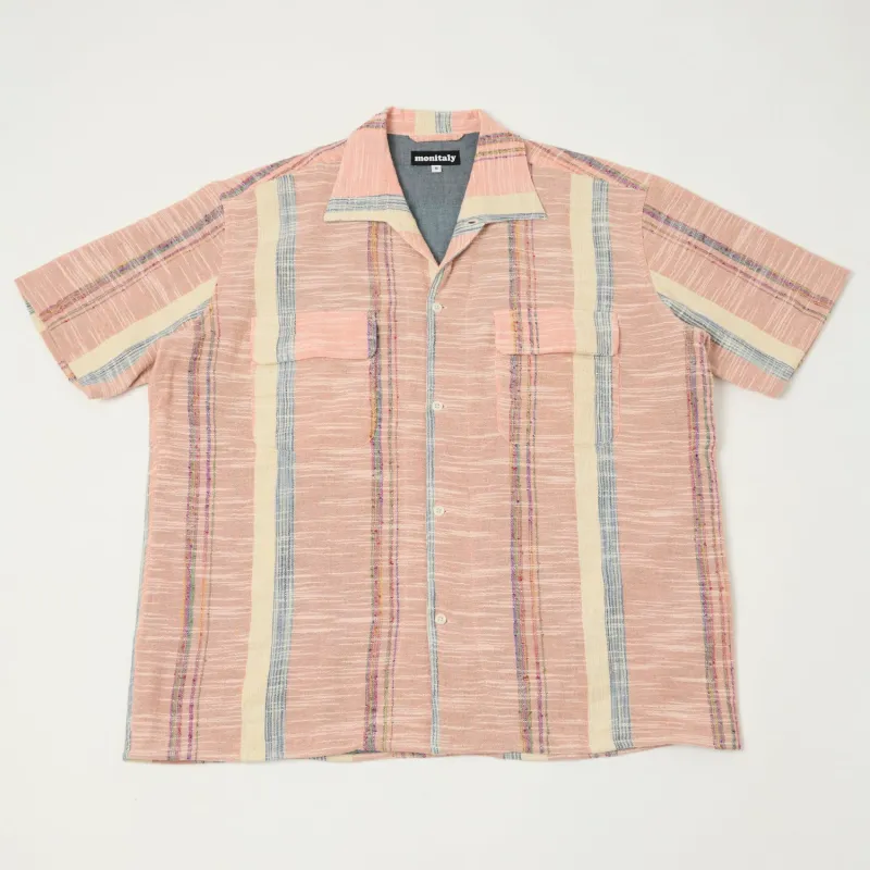 Monitaly 'Milano' 1950s Beach Shirt - Pink sold by Son of a Stag