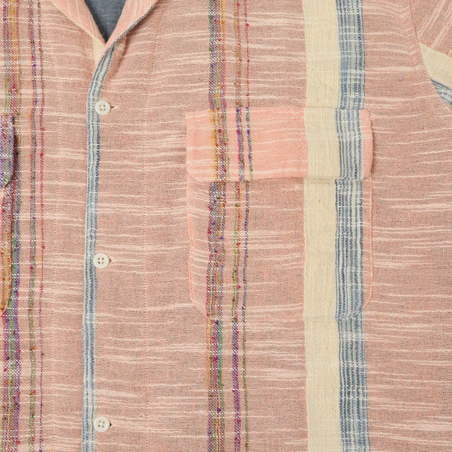 Monitaly 'Milano' 1950s Beach Shirt - Pink sold by Son of a Stag product image thumbnail 3