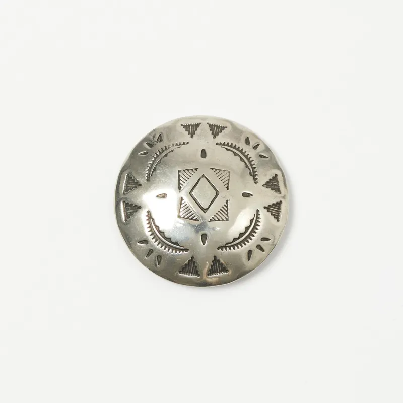 Yuketen 1 1/2" Concho Pin A - Nickel Silver sold by Son of a Stag
