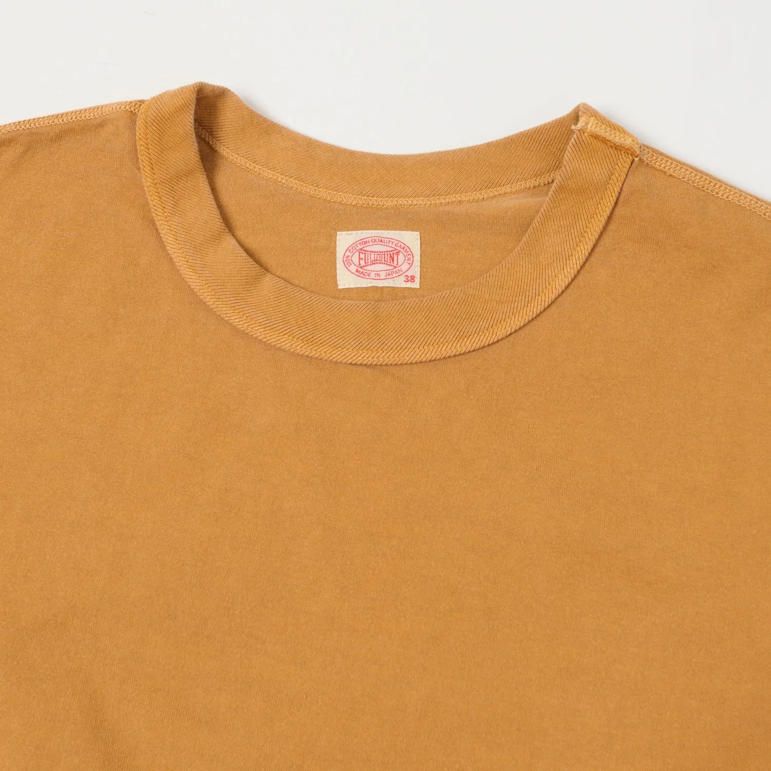 FULLCOUNT 5222 Flat Seam Heavyweight T-Shirt - Saffron sold by Son of a Stag product image thumbnail 2