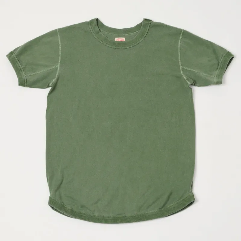 Full Count 5222 Flat Seam Heavyweight T-Shirt - Evergreen sold by Son of a Stag
