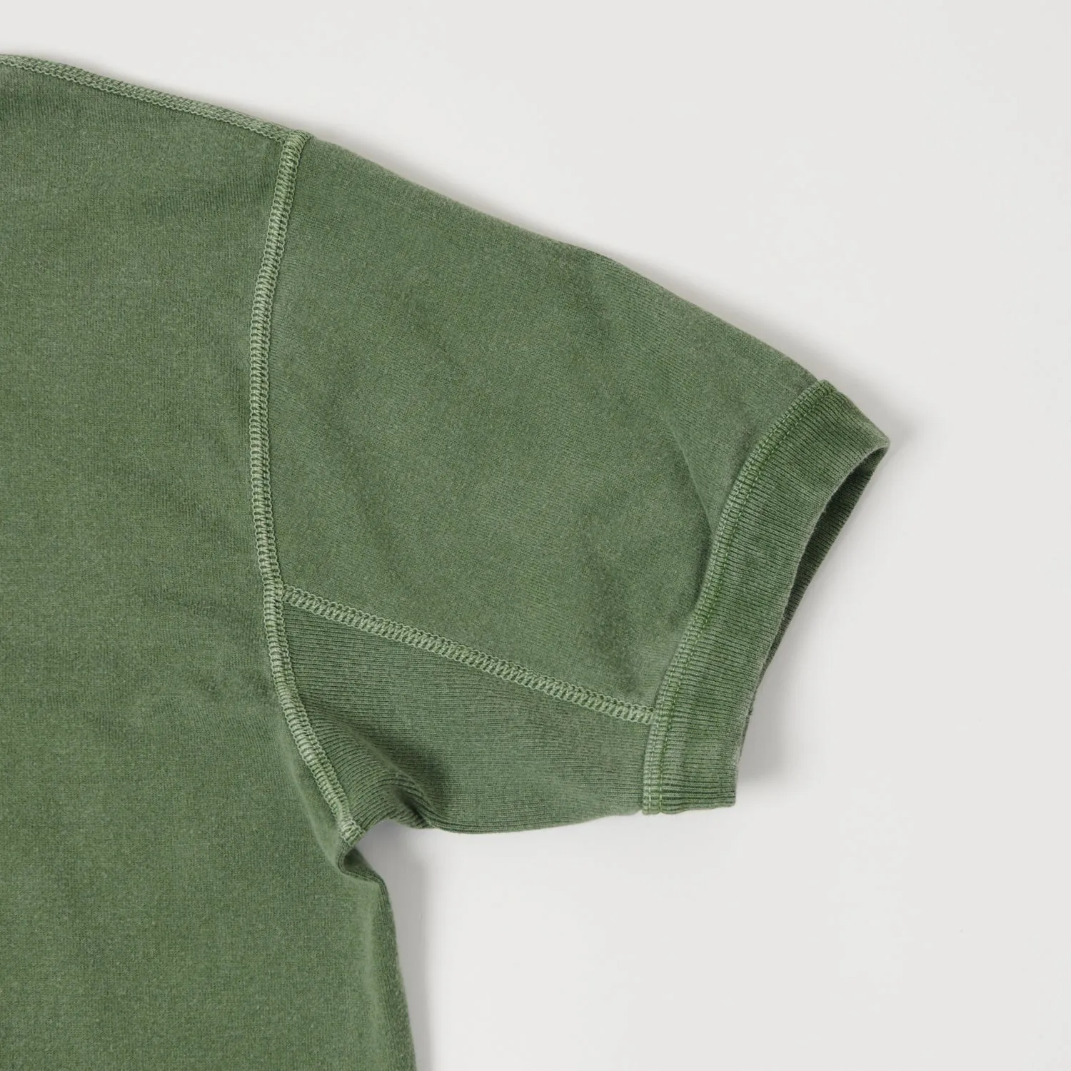 Full Count 5222 Flat Seam Heavyweight T-Shirt - Evergreen sold by Son of a Stag product image thumbnail 3