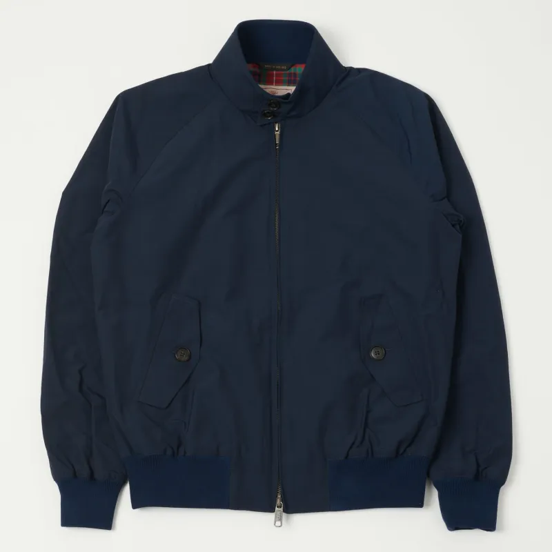 Baracuta G9 'Baracuta Cloth' Harrington Jacket - Navy sold by Son of a Stag