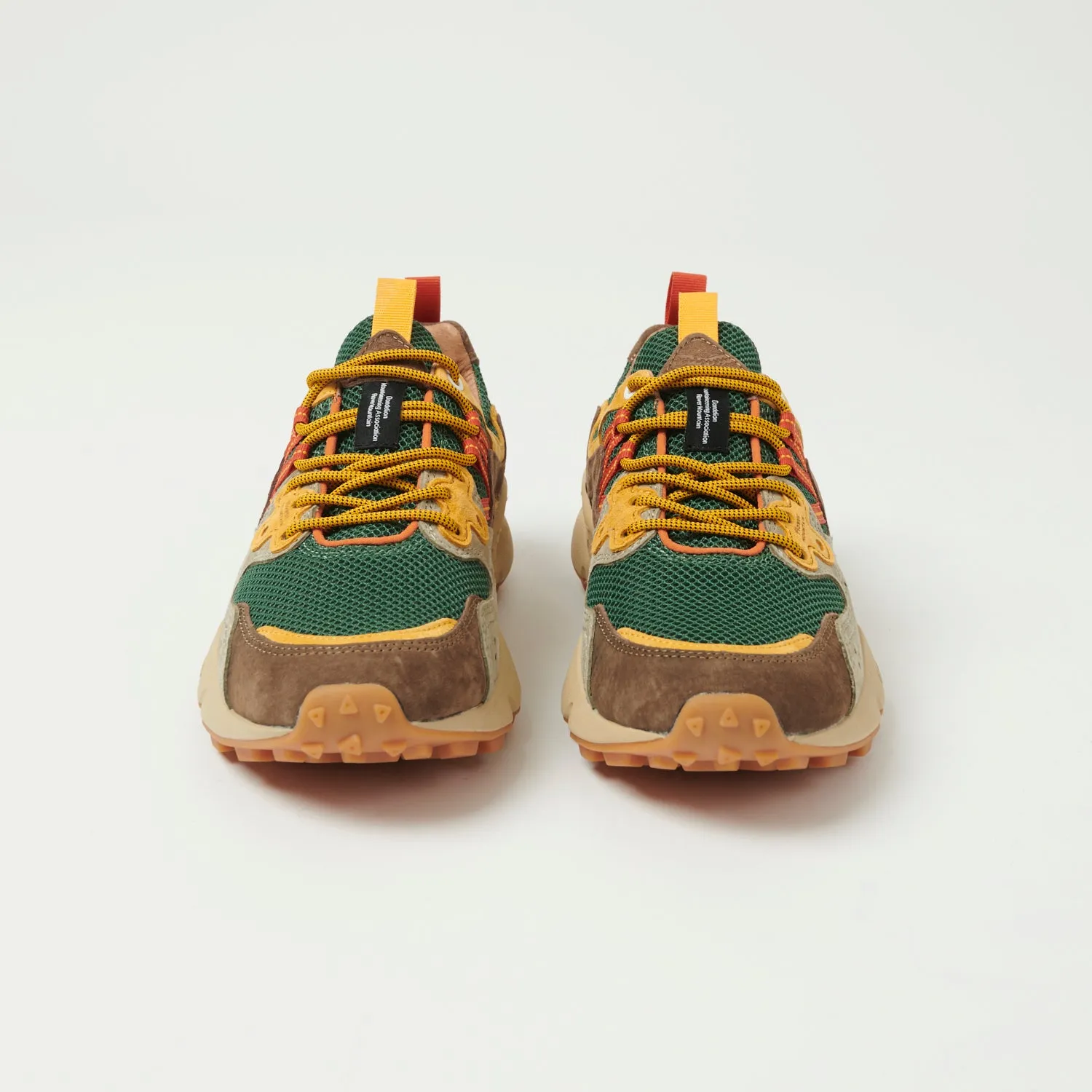 Flower Mountain Yamano 3 Suede/Nylon Sneaker - Taupe/Green/Ocra sold by Son of a Stag product image thumbnail 3