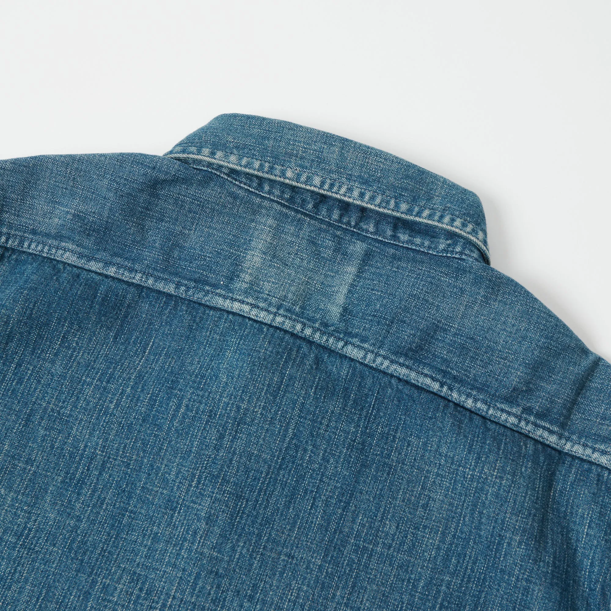 FULLCOUNT 4890 8oz Denim Work Shirt - Hand Wash sold by Son of a Stag product image thumbnail 5