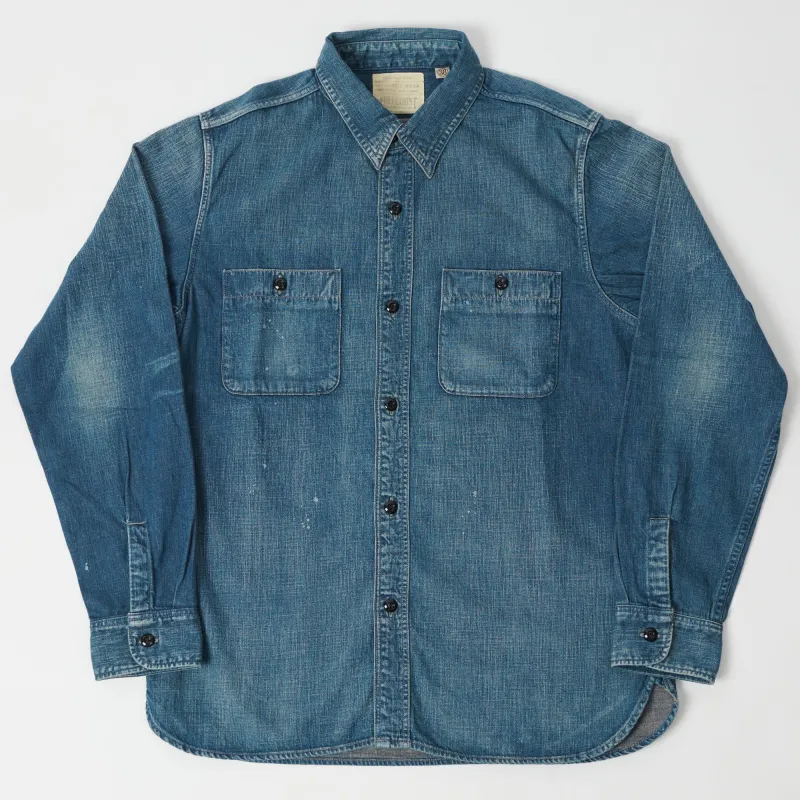 Full Count 4890 8oz Denim Work Shirt - Hand Wash sold by Son of a Stag