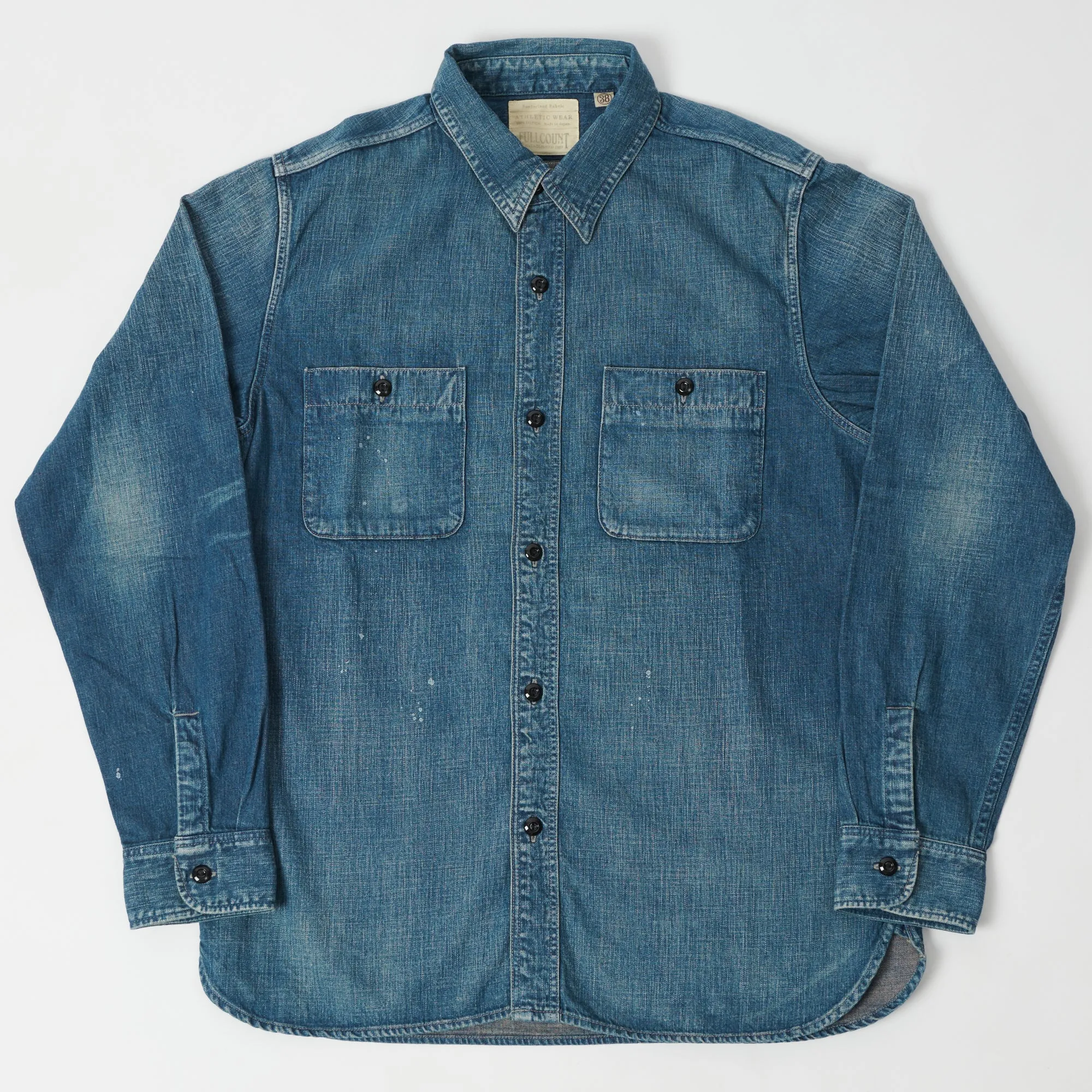 FULLCOUNT 4890 8oz Denim Work Shirt - Hand Wash sold by Son of a Stag