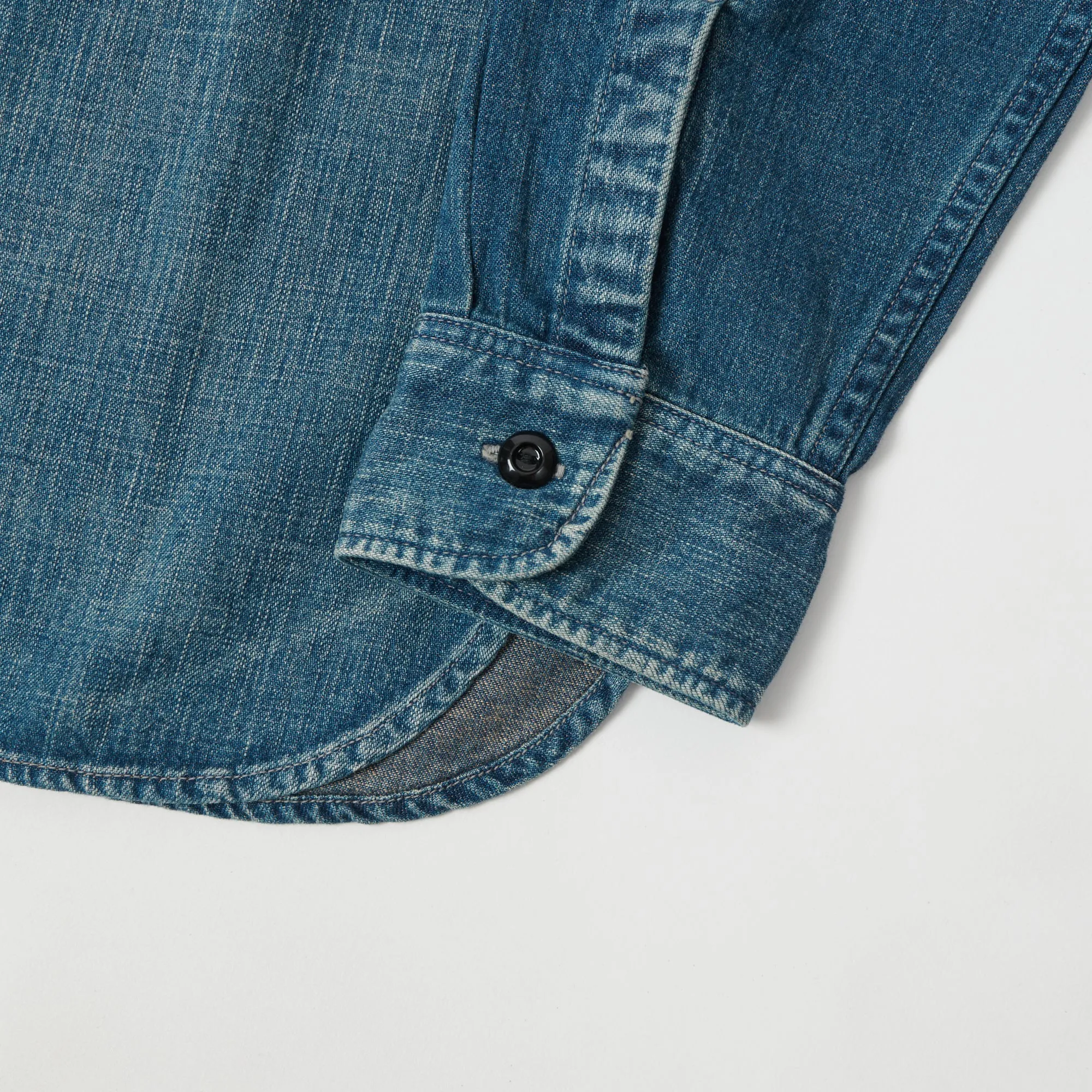 FULLCOUNT 4890 8oz Denim Work Shirt - Hand Wash sold by Son of a Stag product image thumbnail 3