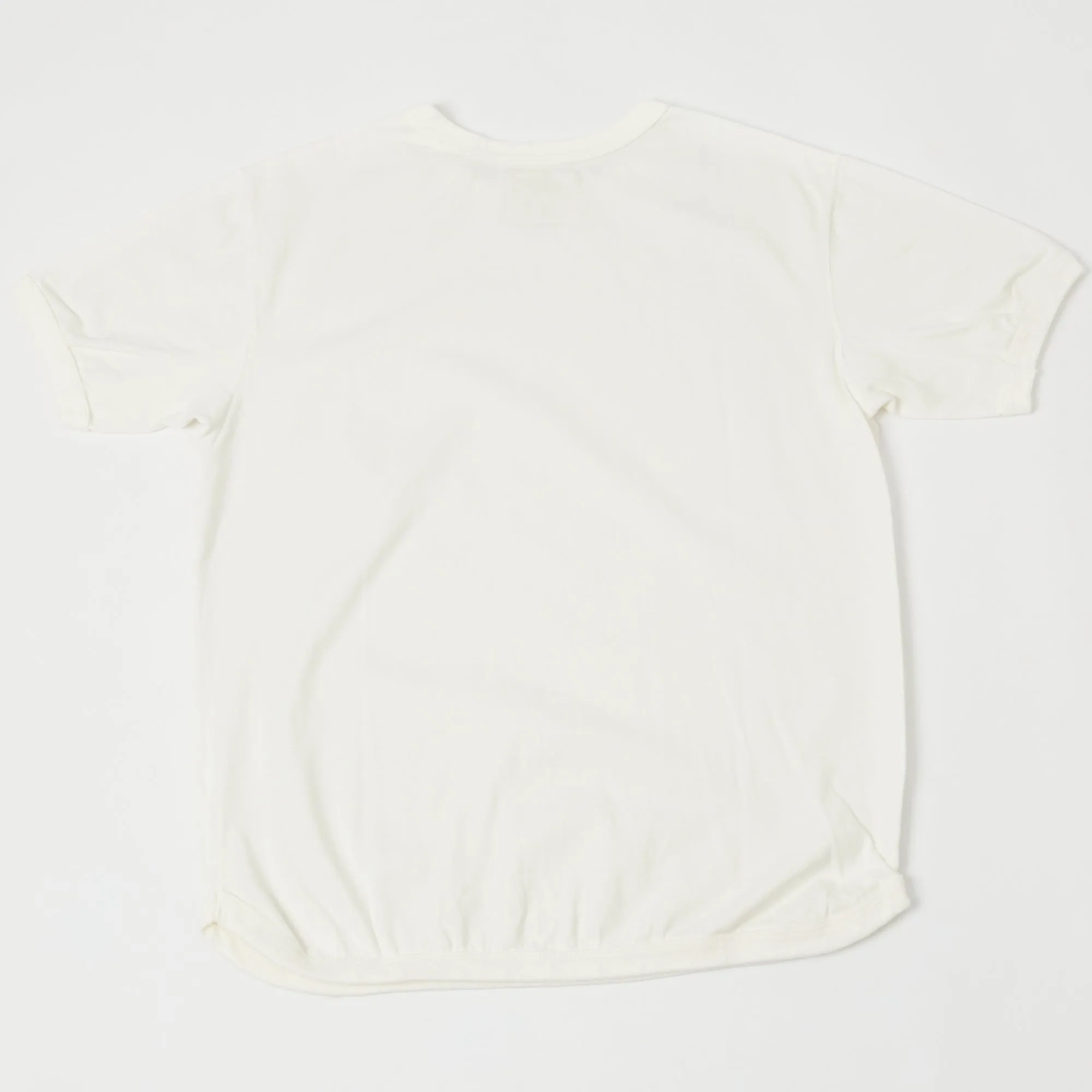 FULLCOUNT 5222 Flat Seam Heavyweight T-Shirt - White sold by Son of a Stag product image thumbnail 5