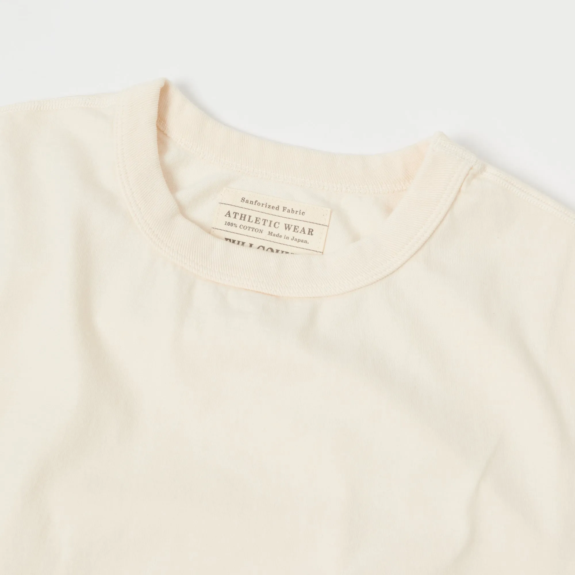 FULLCOUNT 5222 Flat Seam Heavyweight T-Shirt - Ecru sold by Son of a Stag product image thumbnail 2