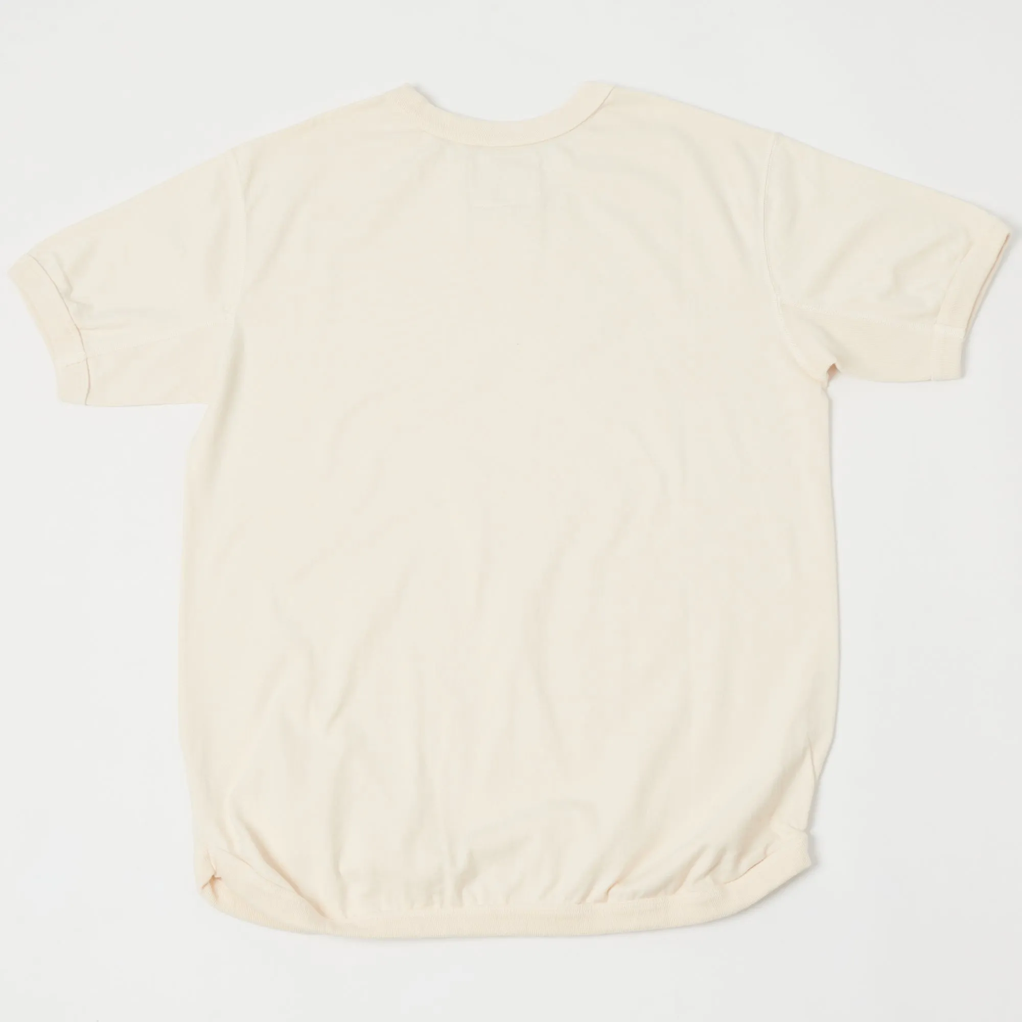 FULLCOUNT 5222 Flat Seam Heavyweight T-Shirt - Ecru sold by Son of a Stag product image thumbnail 5