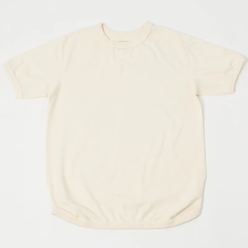 FULLCOUNT 5222 Flat Seam Heavyweight T-Shirt - Ecru sold by Son of a Stag