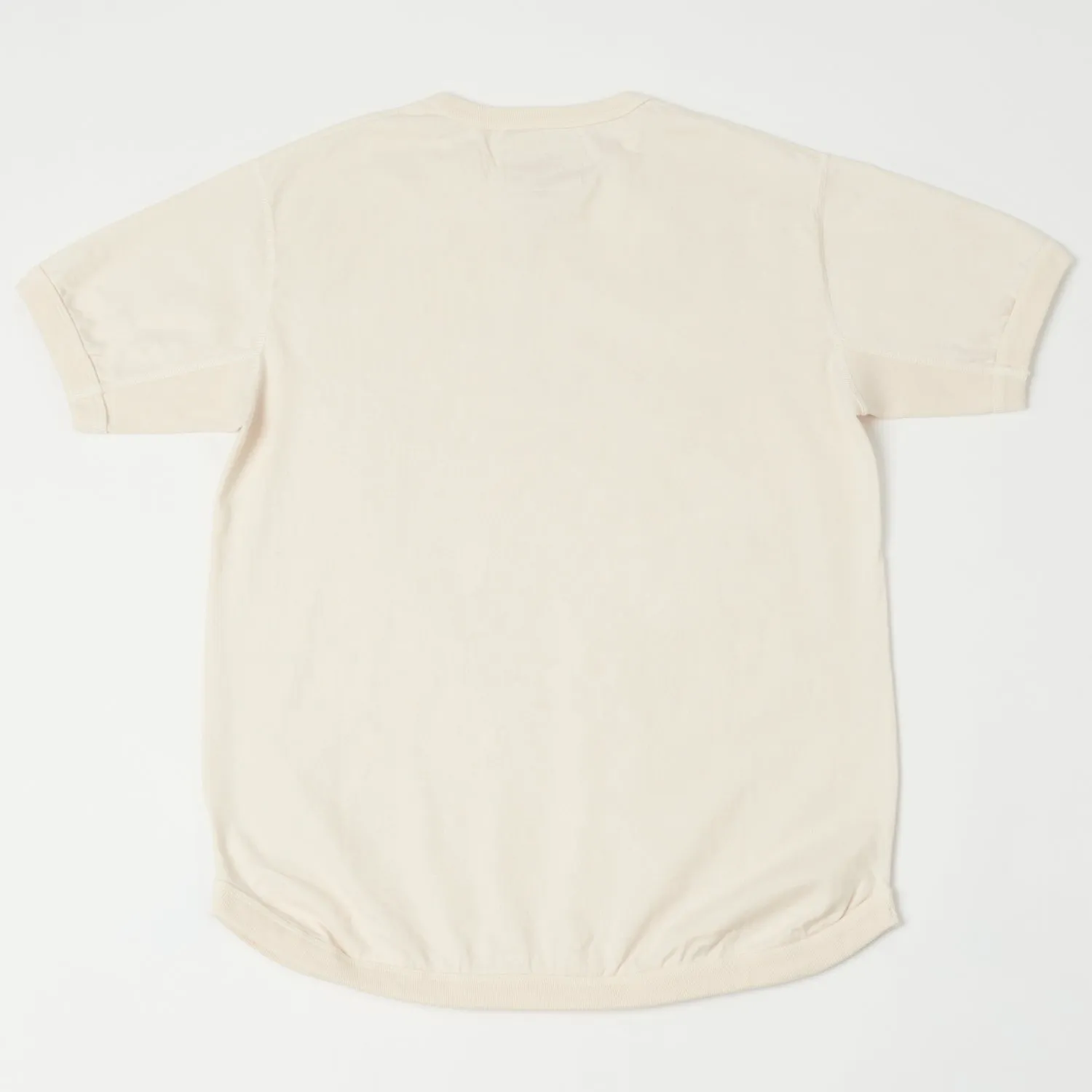 FULLCOUNT 5222H Flat Seam Heavyweight Henley - Ecru sold by Son of a Stag product image thumbnail 3