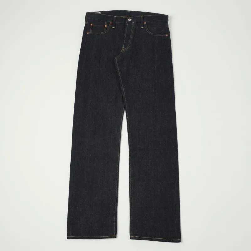 ONI Denim 575 22oz Natural Indigo 'Kabuki' Selvage Slim Straight Jean - One Wash sold by Son of a Stag