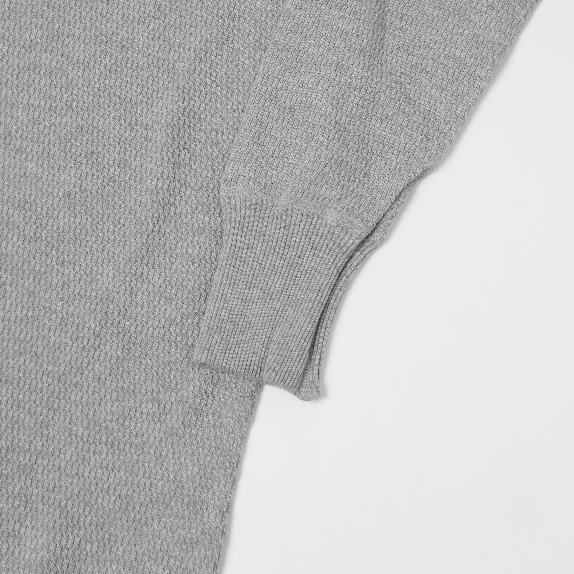 Warehouse & Co 5903 Waffle Knit Thermal T-Shirt - Heather Grey sold by Son of a Stag product image thumbnail 4