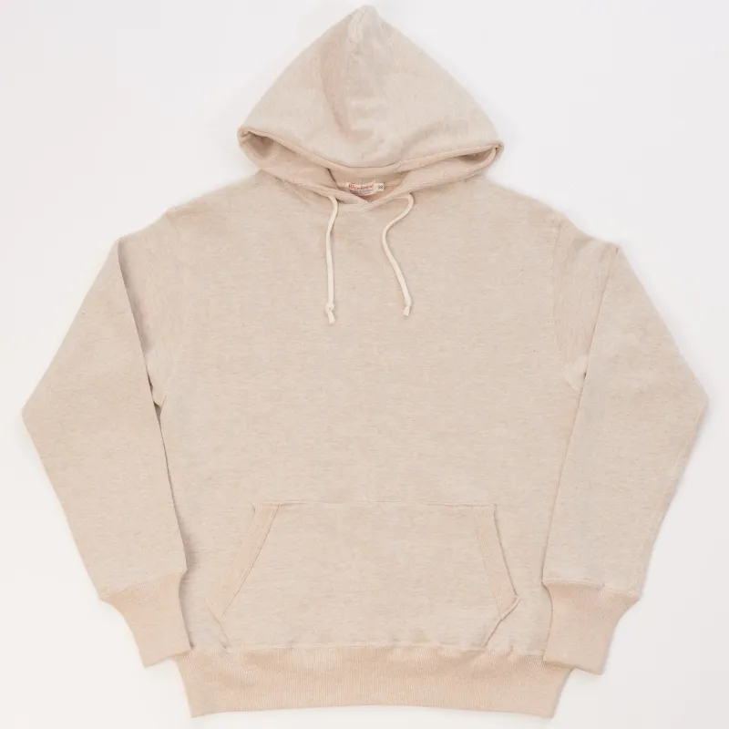 Warehouse & Co 450 Two Needle Hooded Sweatshirt - Oatmeal sold by Son of a Stag