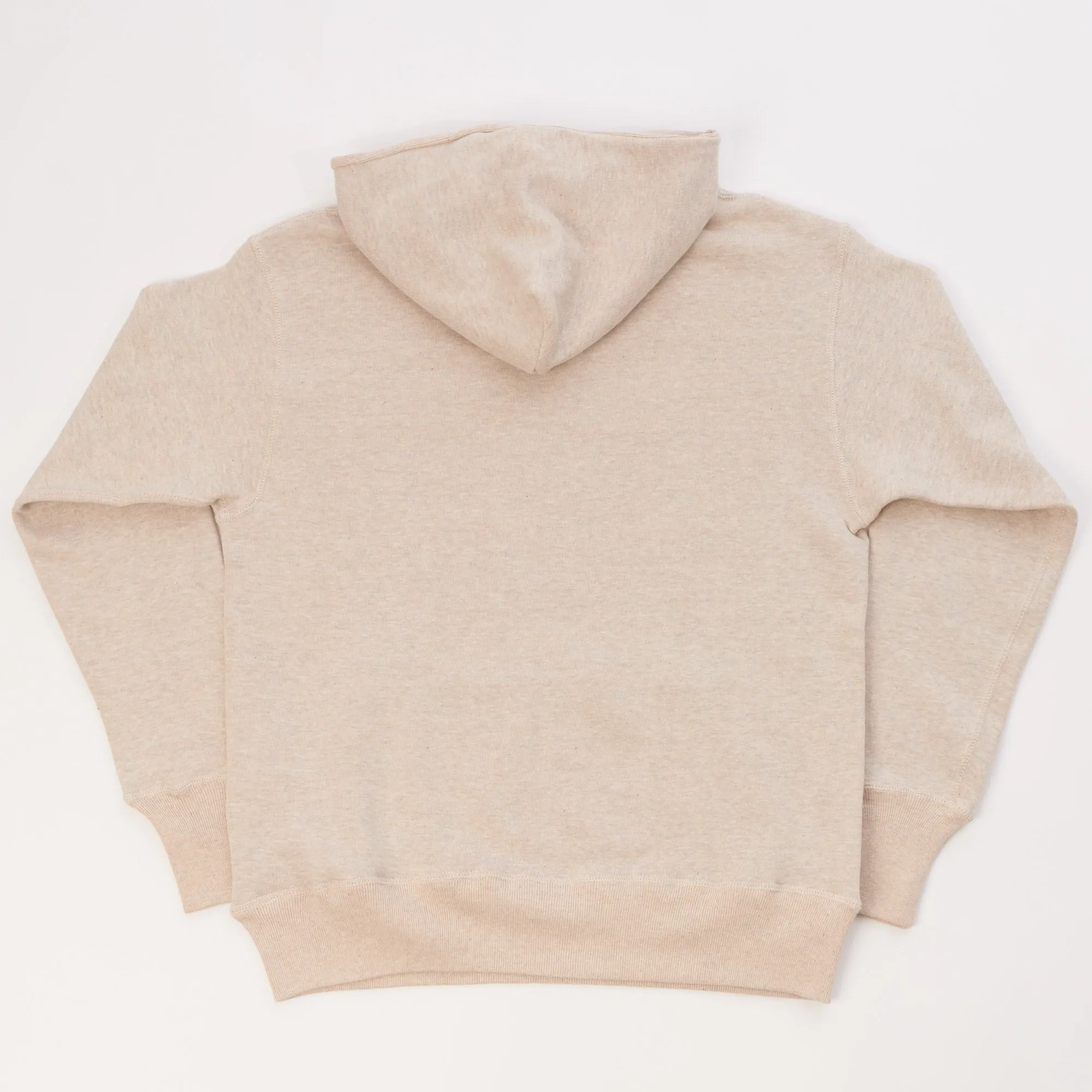 Warehouse & Co 450 Two Needle Hooded Sweatshirt - Oatmeal sold by Son of a Stag product image thumbnail 3