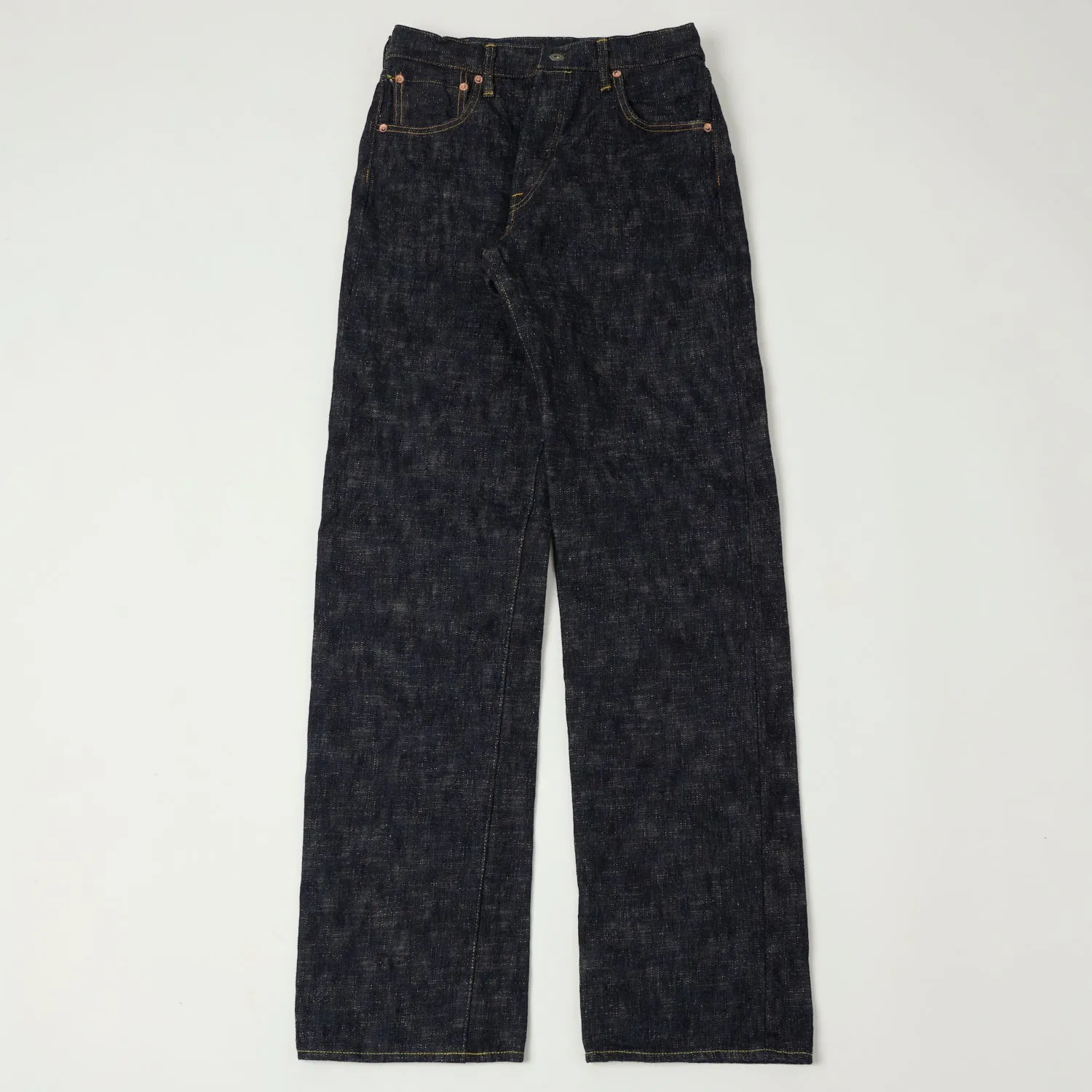 ONI Denim 595-Kasuri 17oz Regular Straight Jean - One Wash sold by Son of a Stag