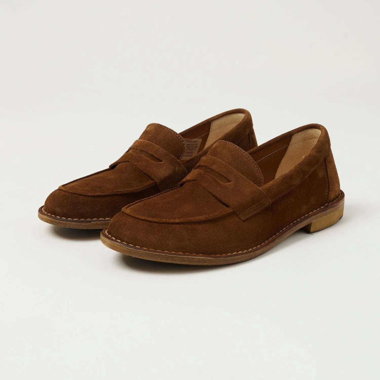 Astorflex Sadelflex Bufalo Loafer - Mattone sold by Son of a Stag