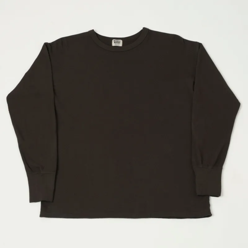 Dubbleworks Long Sleeve Thermal Tee - Sumikuro sold by Son of a Stag