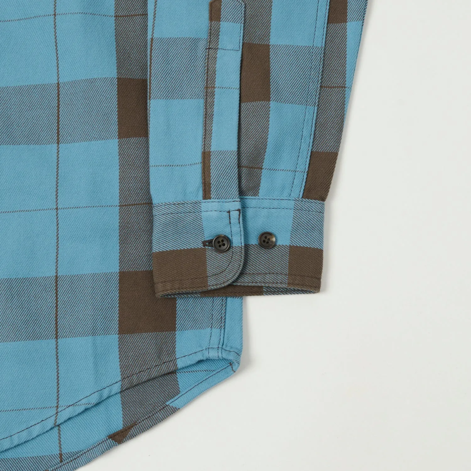 Filson Vintage Wash Alaskan Guide Shirt - Blue/Dark Brown sold by Son of a Stag product image thumbnail 3