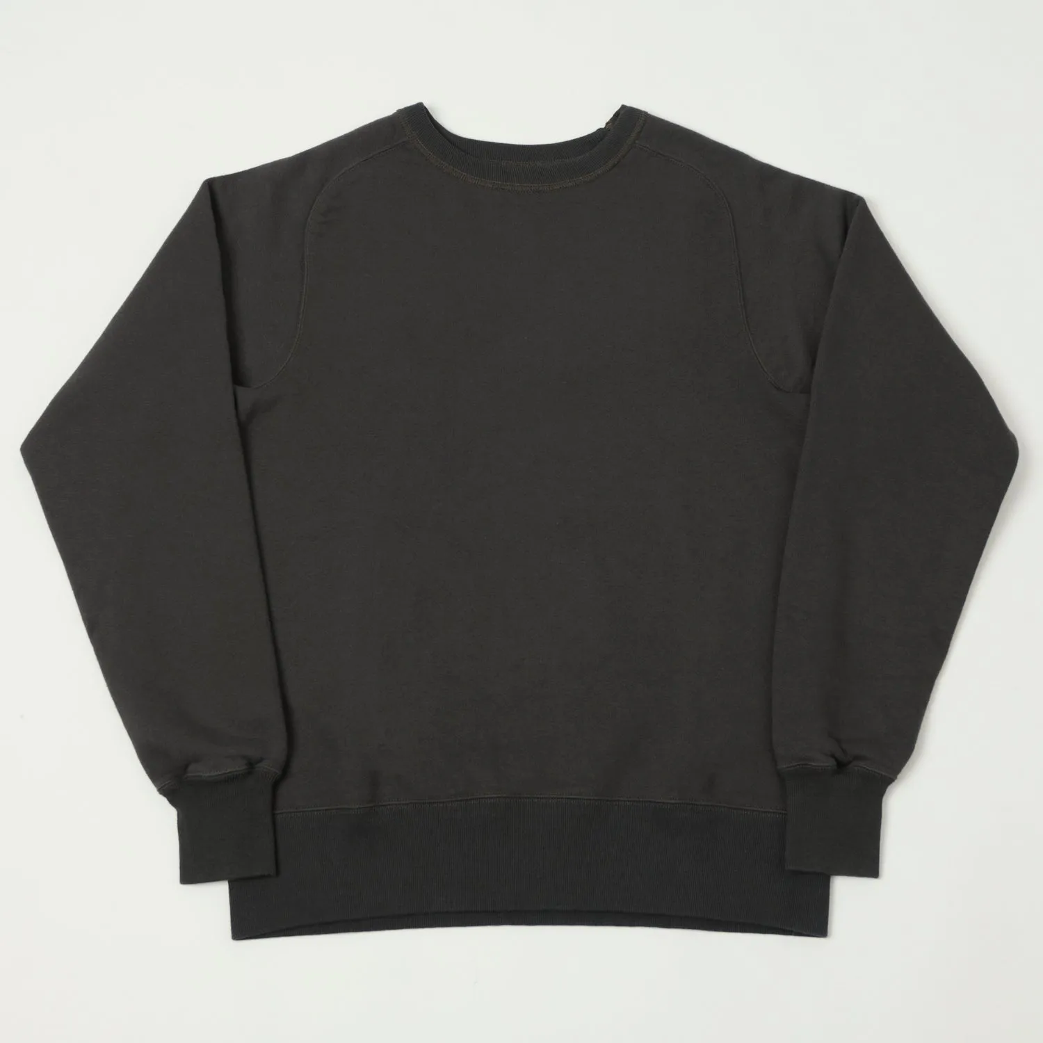 Buzz Rickson's Raglan Sleeve Freedom Sweatshirt - Black sold by Son of a Stag