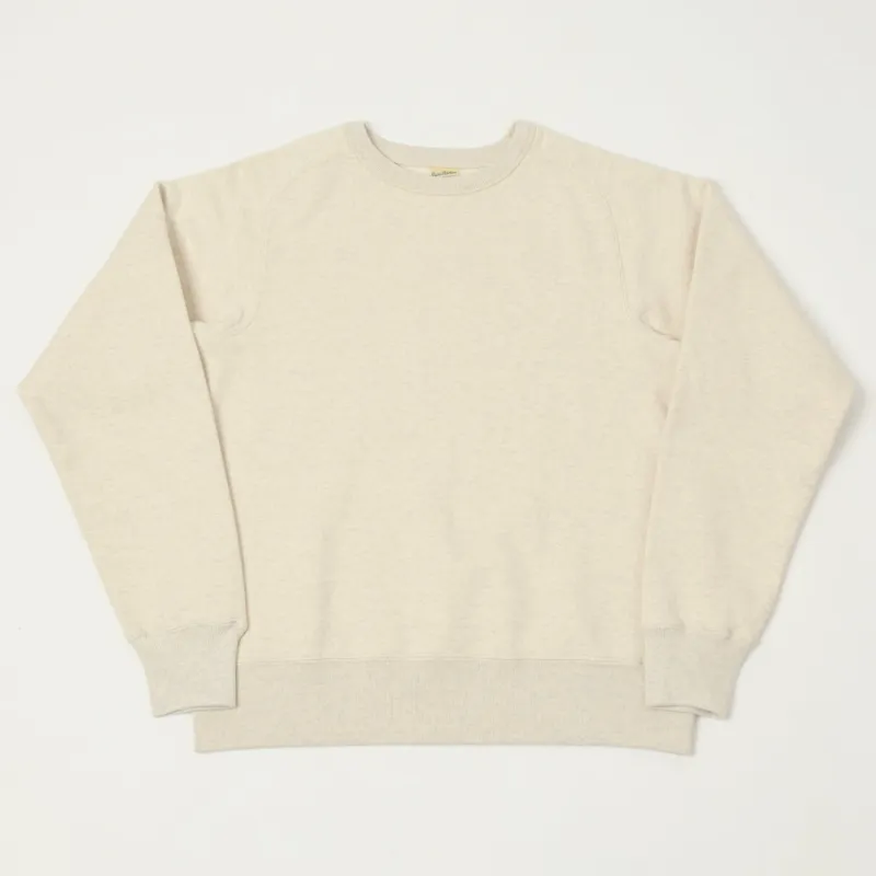 Buzz Rickson's Raglan Sleeve Freedom Sweatshirt - Oatmeal made by Buzz Rickson’s
