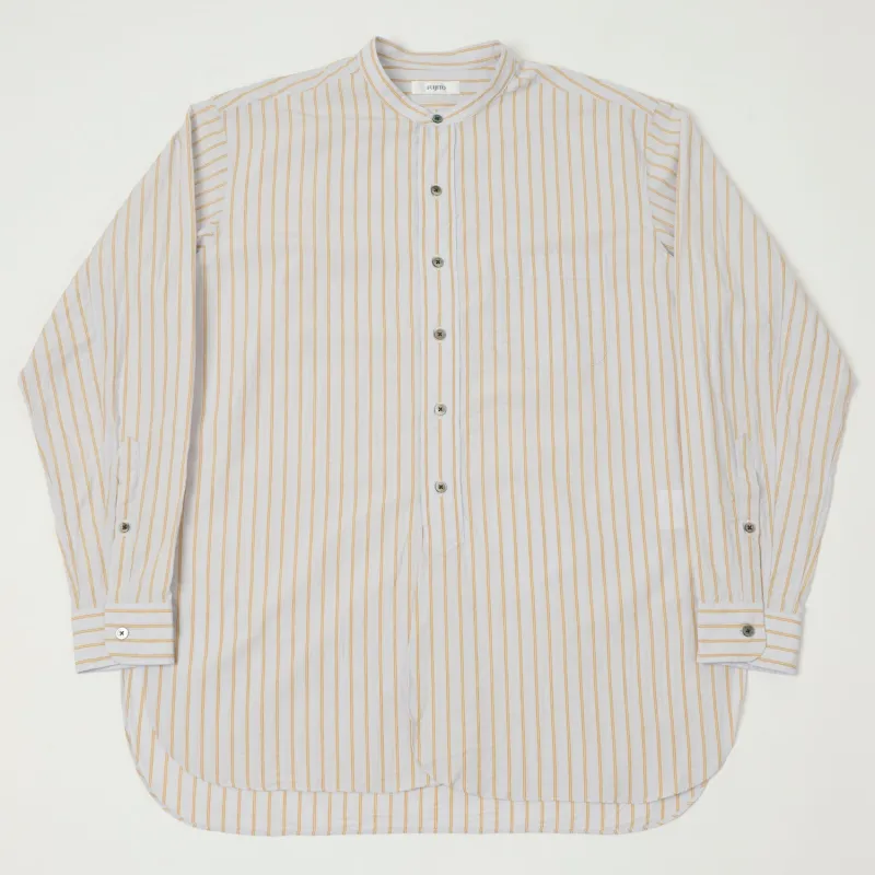 Fujito Officer Shirt - Orange Stripe sold by Son of a Stag