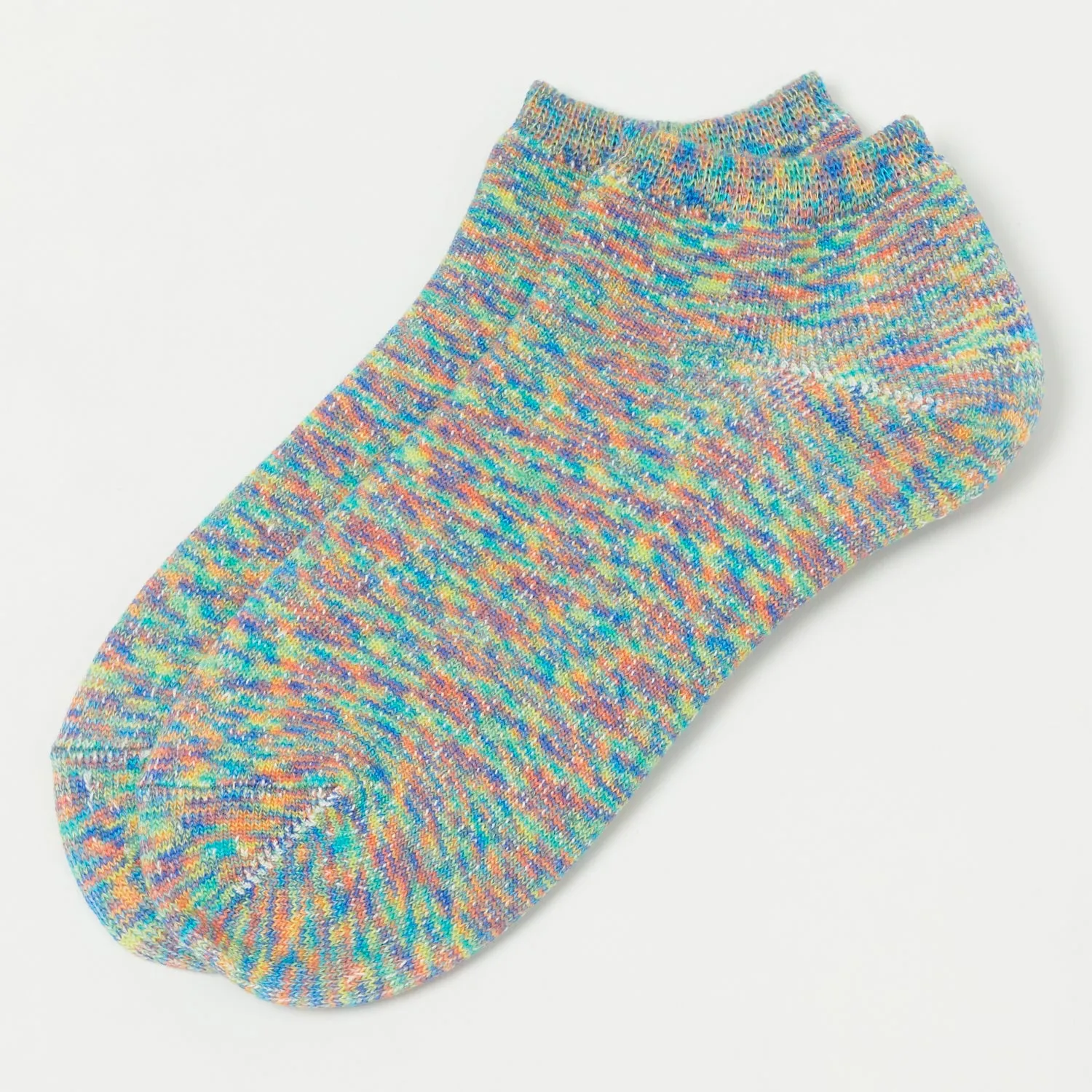 RoToTo Washi Pile Short Sock - Kasuri Bloom sold by Son of a Stag