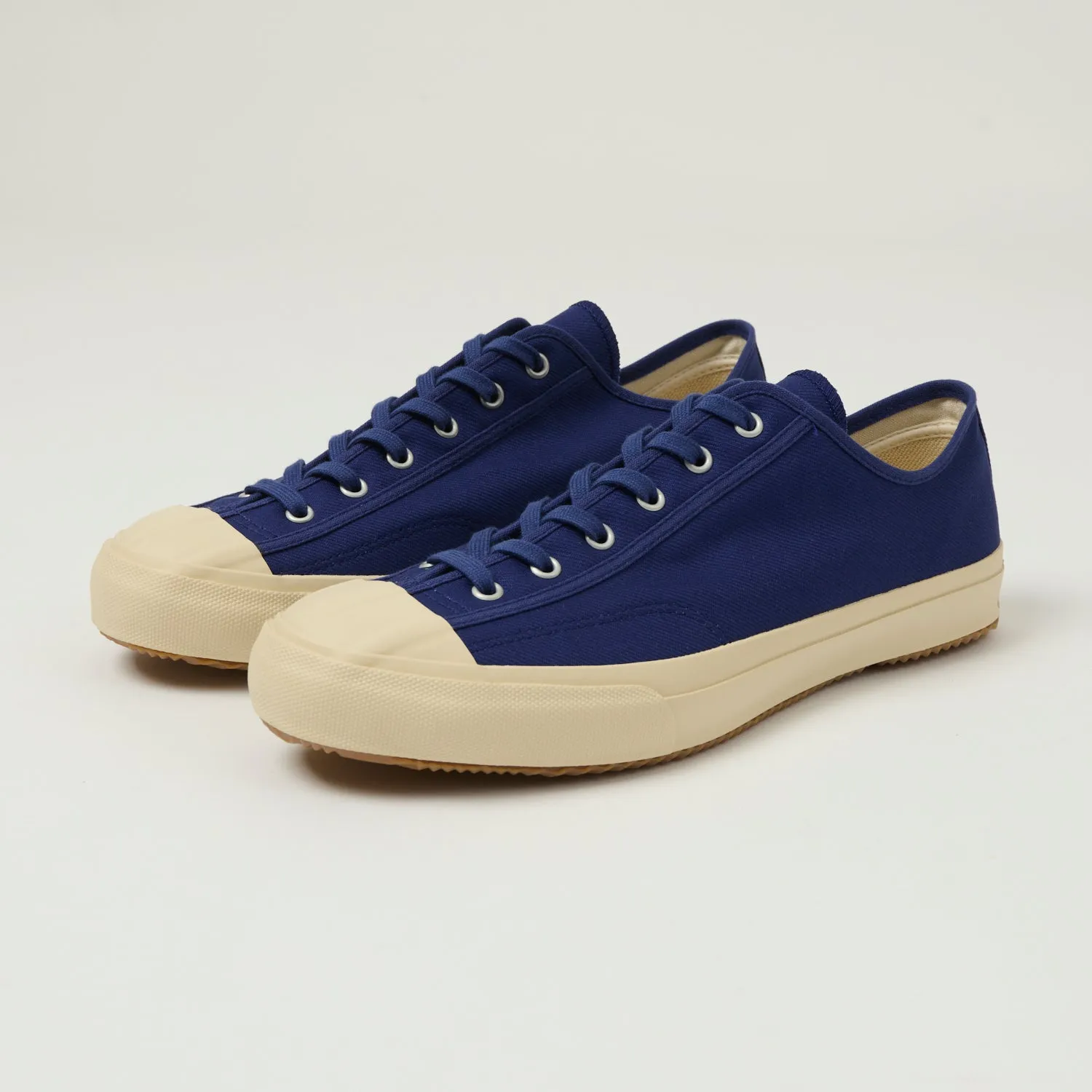 Moonstar 'Gym Classic' Rubber Sole Canvas Sneaker - Dark Blue sold by Son of a Stag