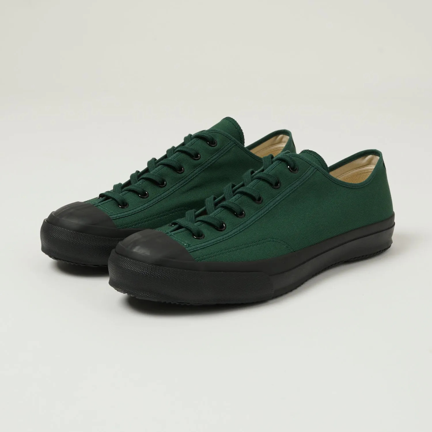 Moonstar 'Gym Classic' Rubber Sole Canvas Sneaker - Dark Green sold by Son of a Stag