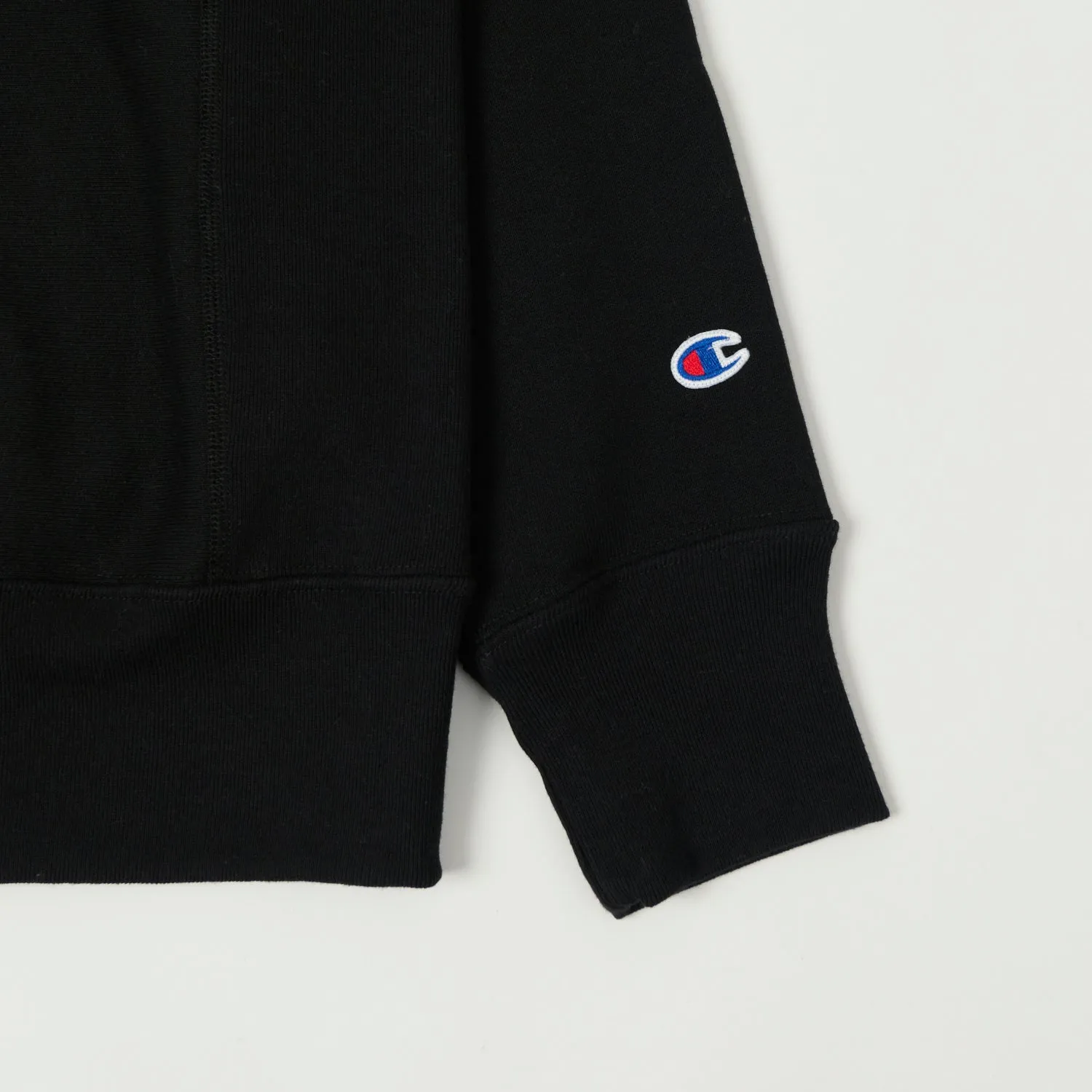 Champion Made in USA Reverse Weave Zipped Hoodie - Black sold by Son of a Stag product image thumbnail 3