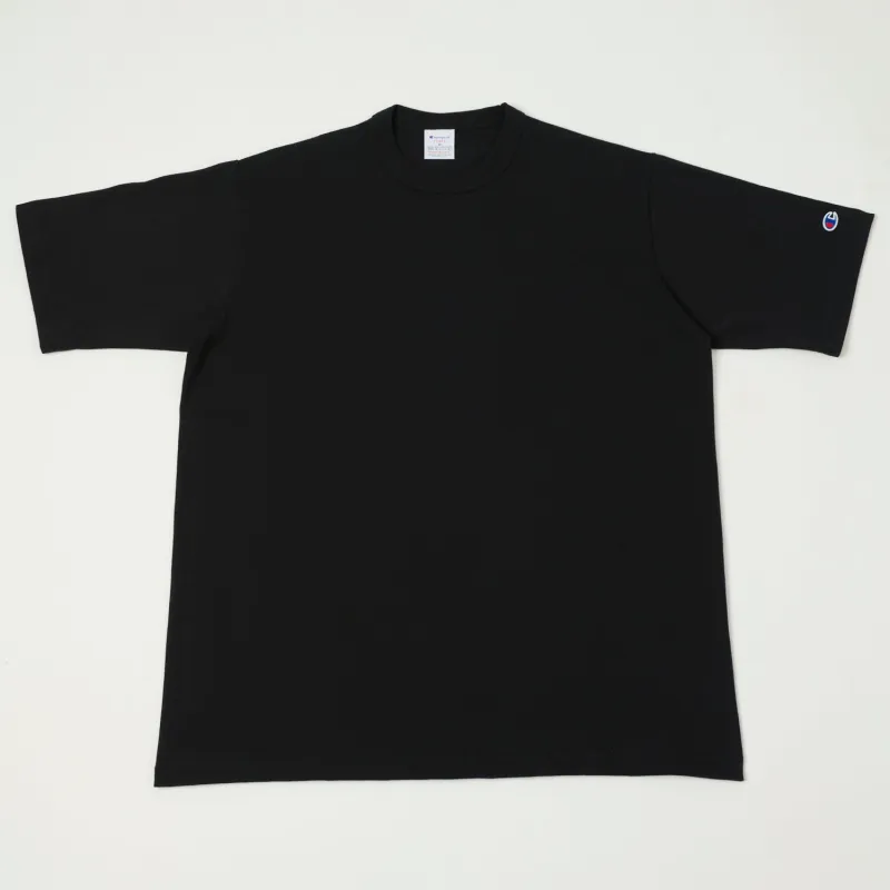 Champion Made in USA Crewneck Tee - Black sold by Son of a Stag