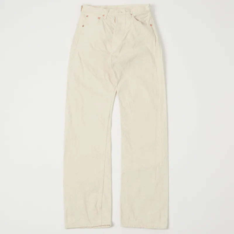 Warehouse & Co 800XX 13.5oz Regular Straight Jean - Ecru sold by Son of a Stag