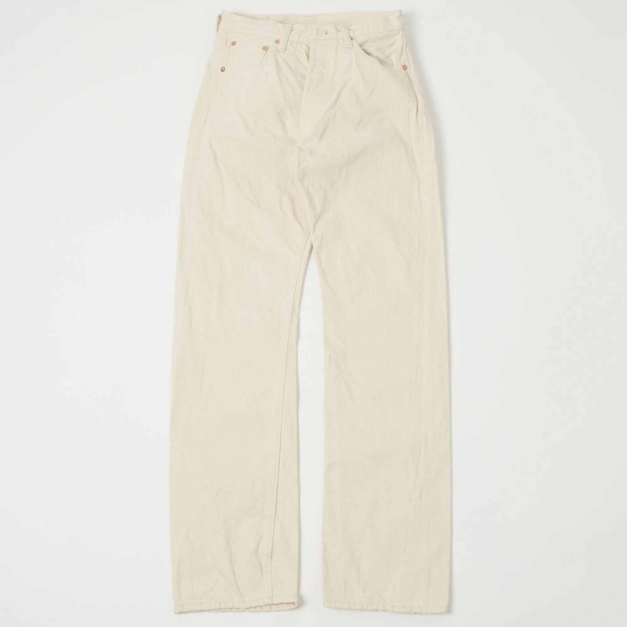 Warehouse & Co 800XX 13.5oz Regular Straight Jean - Ecru sold by Son of a Stag