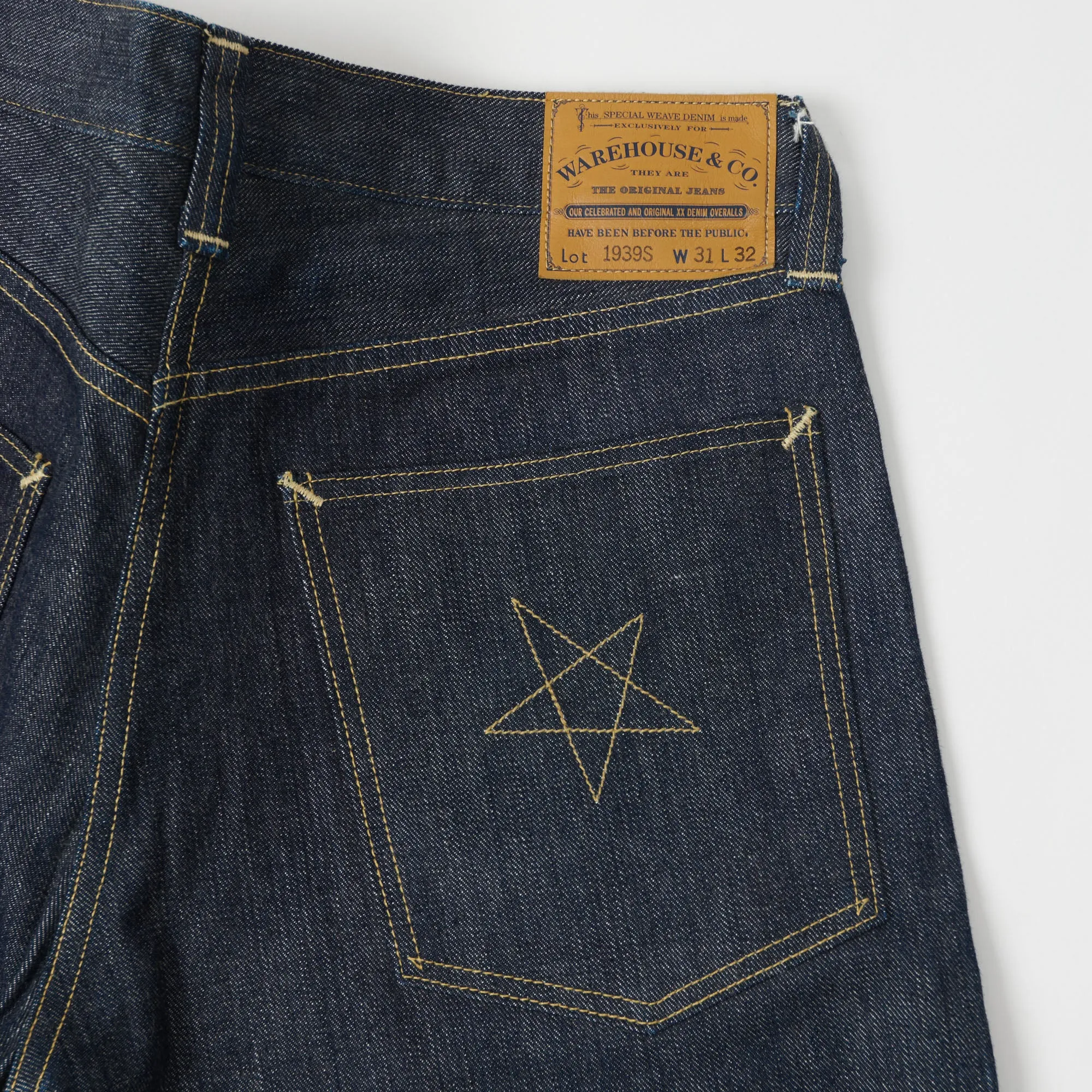 Warehouse & Co 1939S 'Montgomery Ward' Regular Straight Jean - Raw sold by Son of a Stag product image thumbnail 2