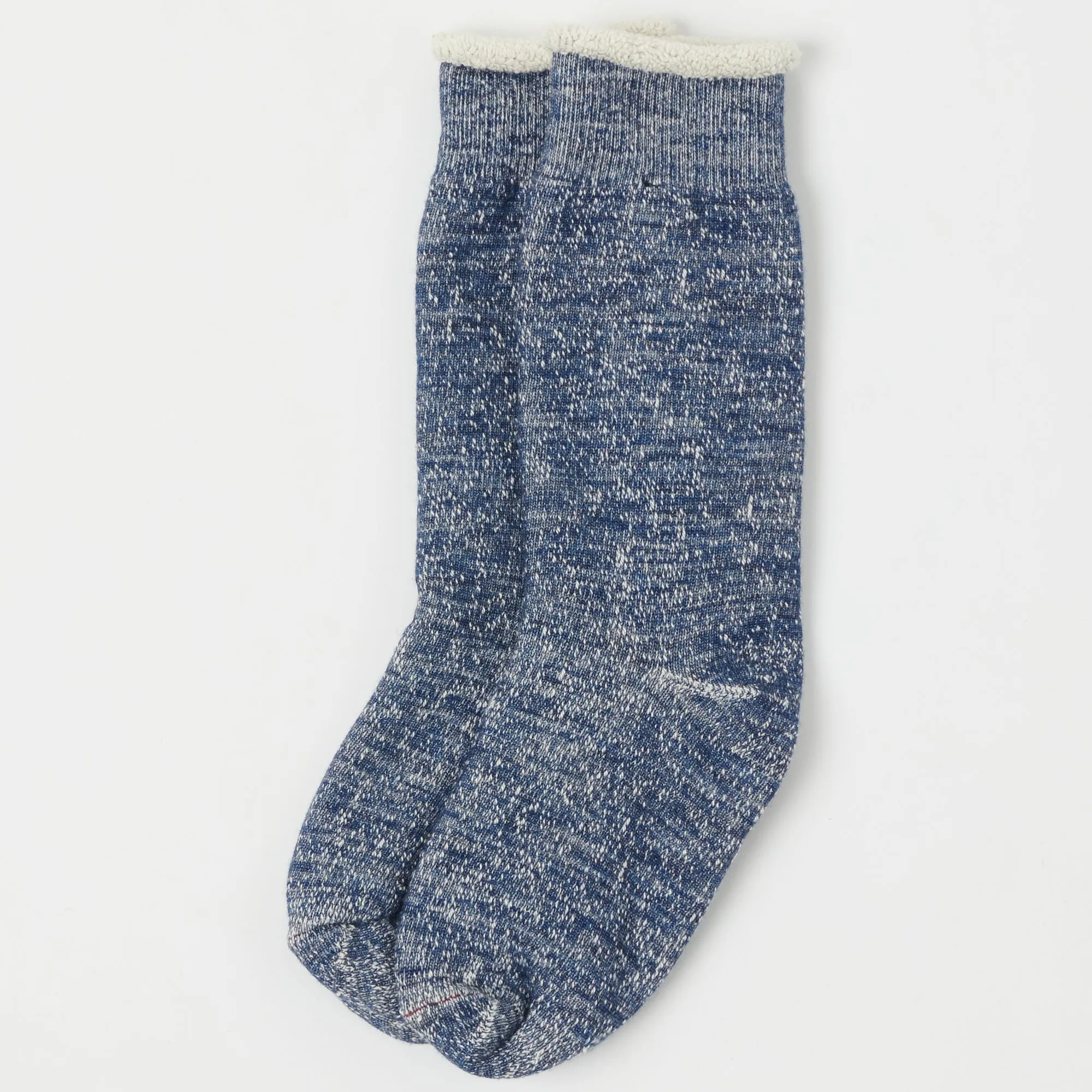 RoToTo Double Face Crew Sock - Deep Ocean sold by Son of a Stag