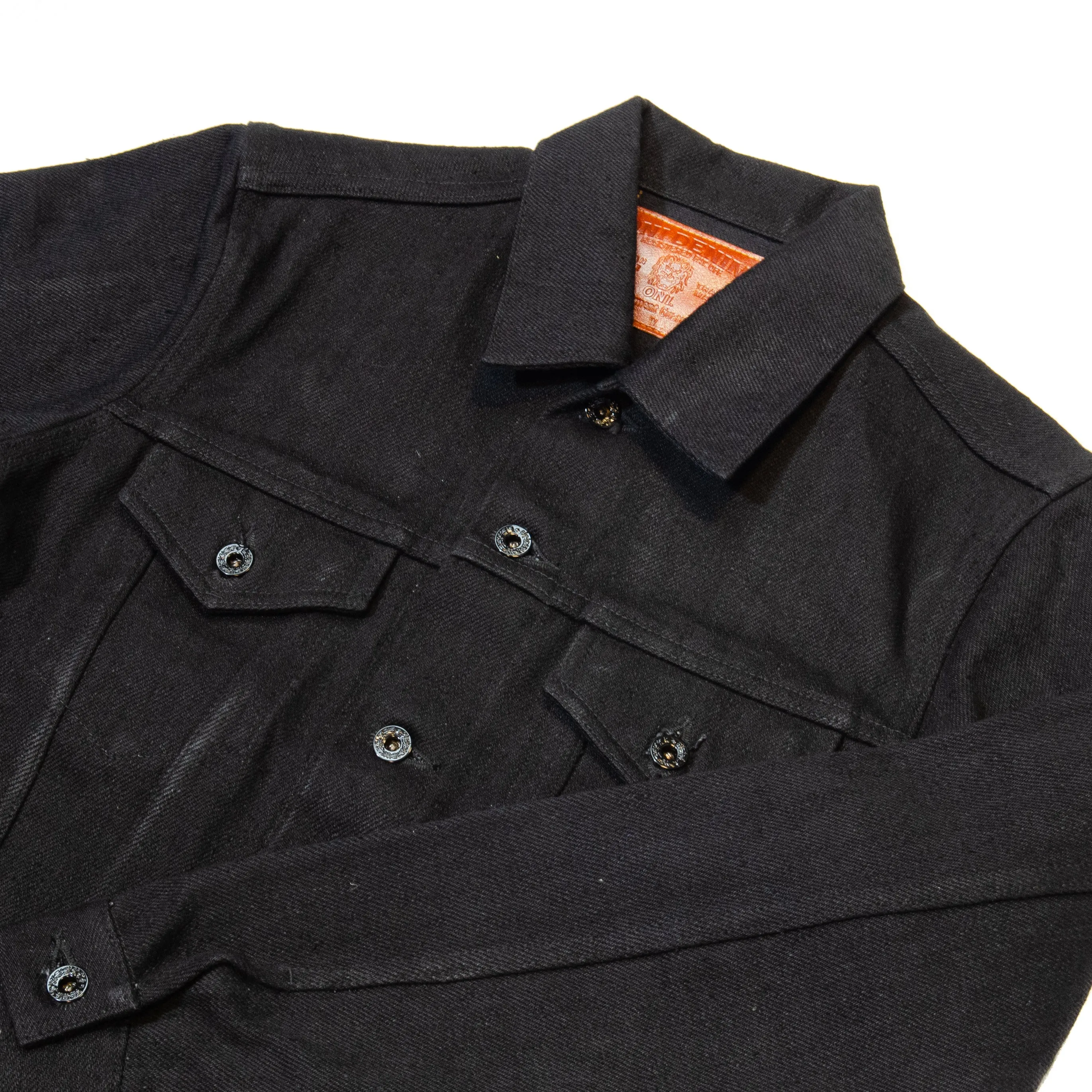ONI Denim 02527ZR-BK Secret Denim Type III Jacket - Black sold by Son of a Stag product image thumbnail 3