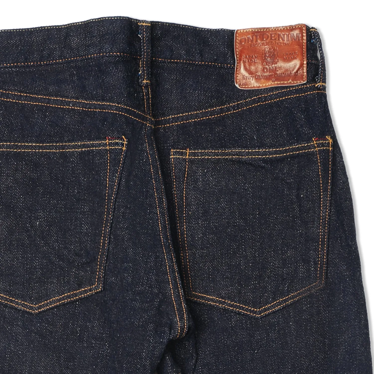 ONI Denim 247DIZR 'Dark Indigo Secret Denim' 20oz Slim Straight Jean - One Wash sold by Son of a Stag product image thumbnail 5
