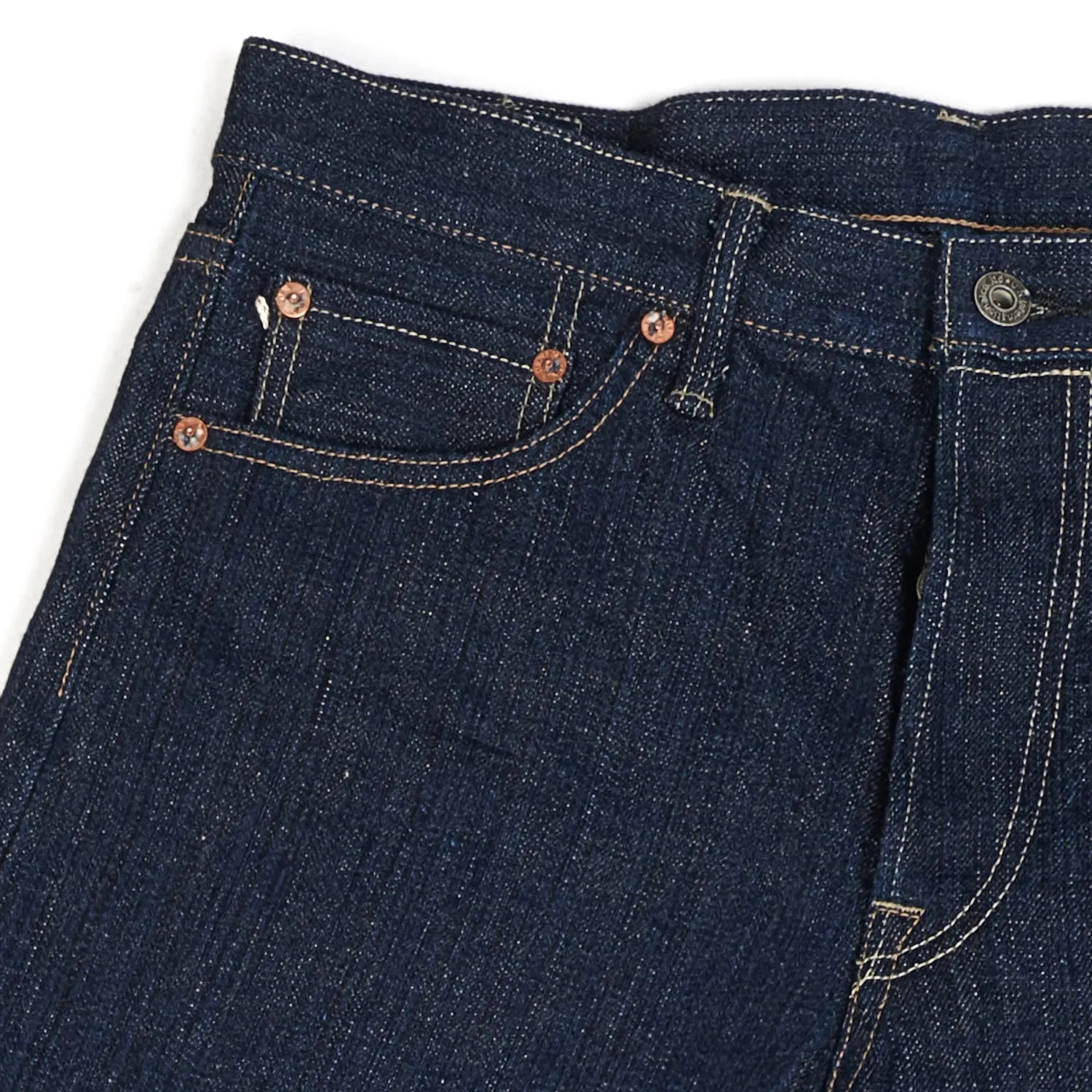 ONI Denim 246 Kiwami Natural Indigo 16oz Regular Straight Jean - One Wash sold by Son of a Stag product image thumbnail 4