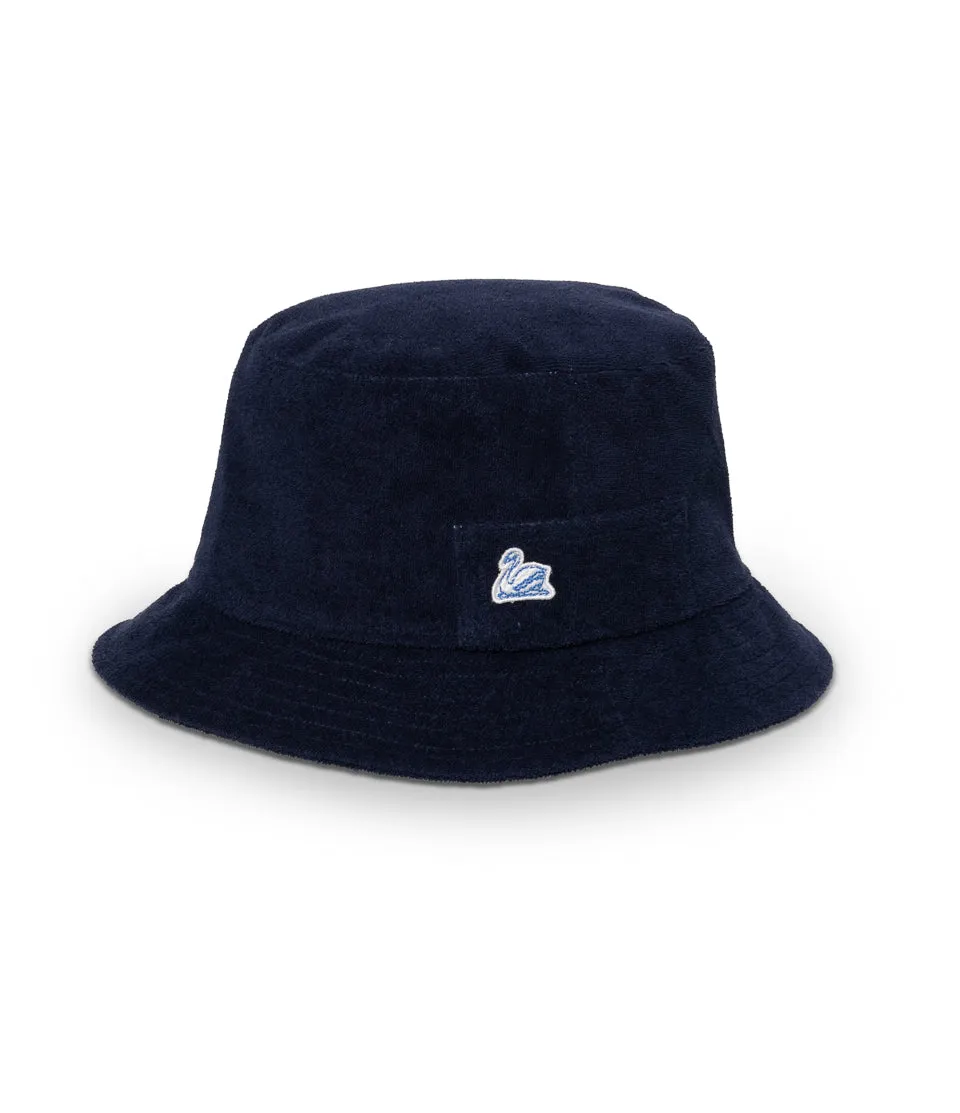 Merz b. Schwanen 'Good Basics' Bucket Hat - Deep Blue sold by Son of a Stag